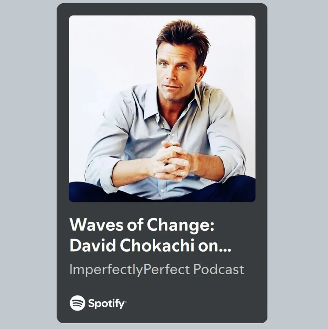 Out today on the @imperfectlyperfect_podcast we go beyond the red carpets, beyond the career, and discover who Hollywood&rsquo;s David Chokachi ( @therealdavidchokachi ) truly is.&hellip; this conversation is raw, real, and unforgettable.

You might 