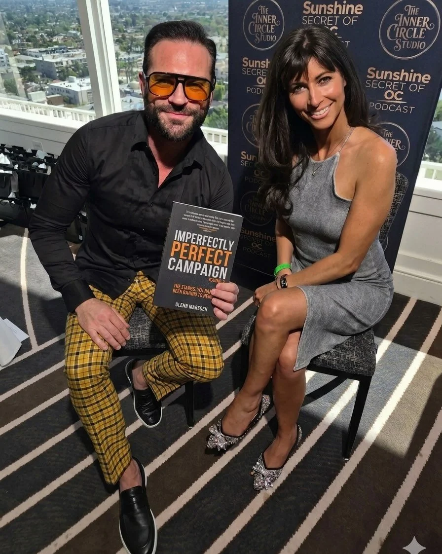 Volume 3 of founder @_glennmarsden international best selling series was in the Oscars Gifting Suite in Beverly Hills this week.

@mikecormieronair didn&rsquo;t write a chapter.
He wrote about losing his brother.
He said it was emotional. That a lot 