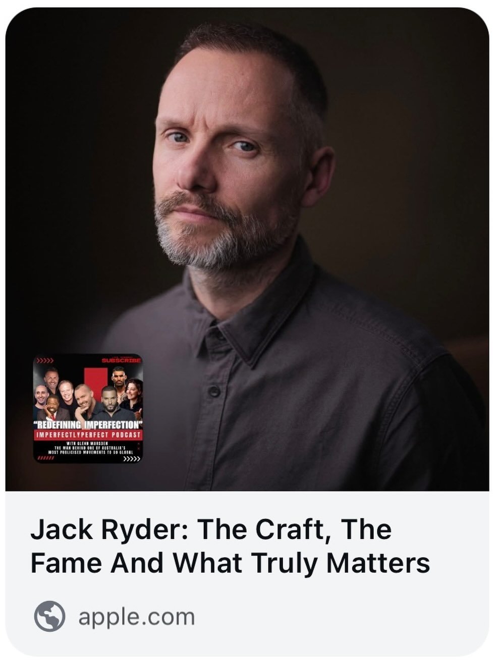 Just dropped on the ImperfectlyPerfect Podcast is none other than Britains very own; @jackrydersessions 

You may know Jack Ryder as Jamie Mitchell, the role that made him a household name on @bbceastenders 
the BBC soap phenomenon that drew millions
