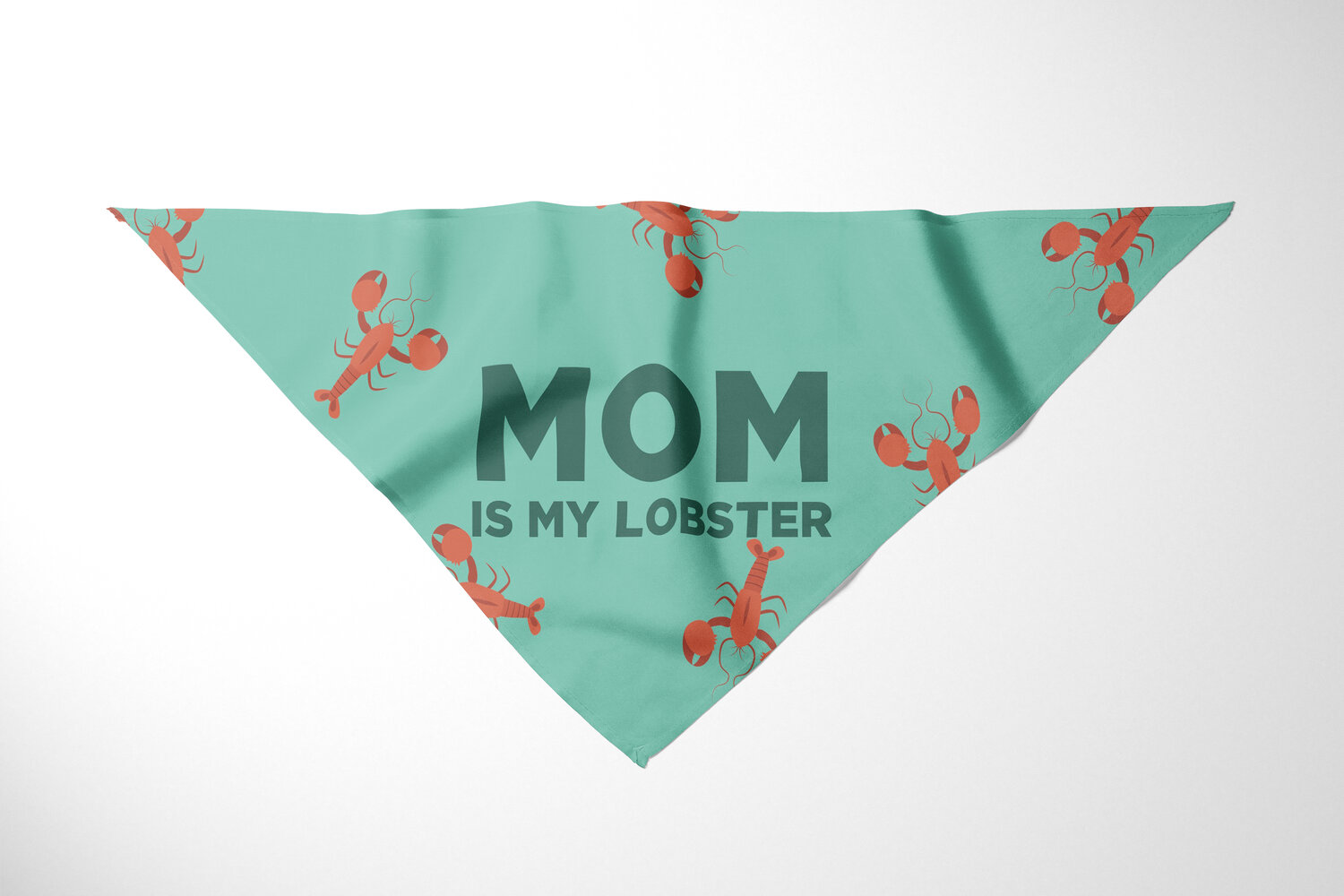 Download Mom Is My Lobster Bond Bark Dog Bandanas
