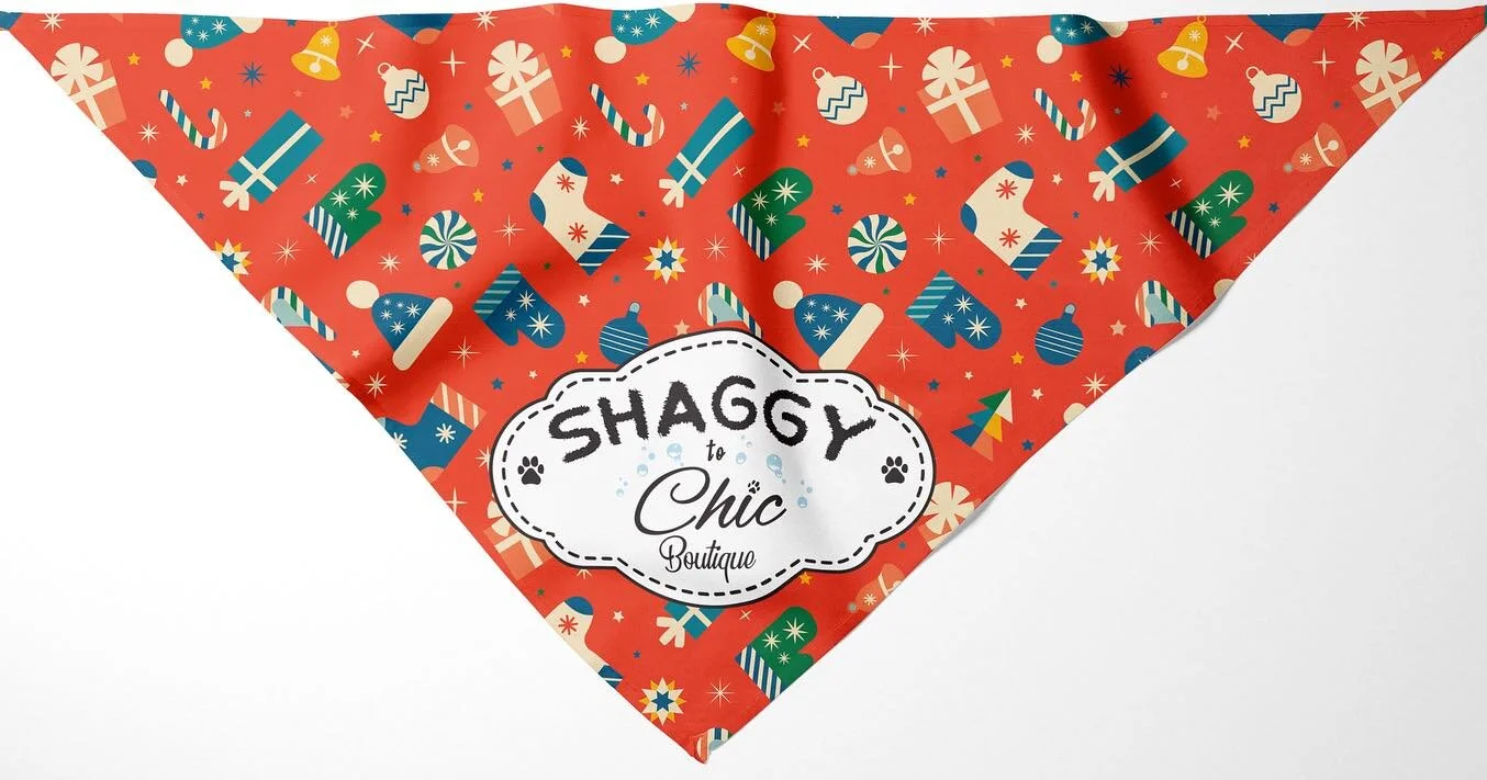 It&rsquo;s hard to believe that we just wrapped up holiday bandanas! 🎄Here are a few favorites 🐾