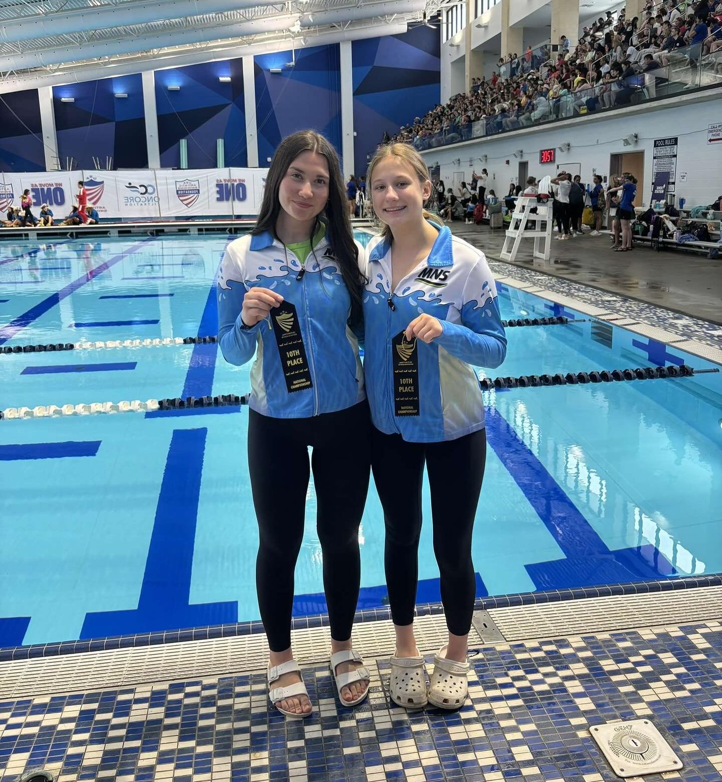 Our 18-19 Free Duet crushed it in Junior Olympic prelims and made it to finals with a CLEAN swim and a 10th place finish! π Great job Anna and Evie, what an exciting way to wrap up the season! π‍βοΈβ€οΈ‍π₯
πππ©΅
@usaartisticswimming
@usaas
