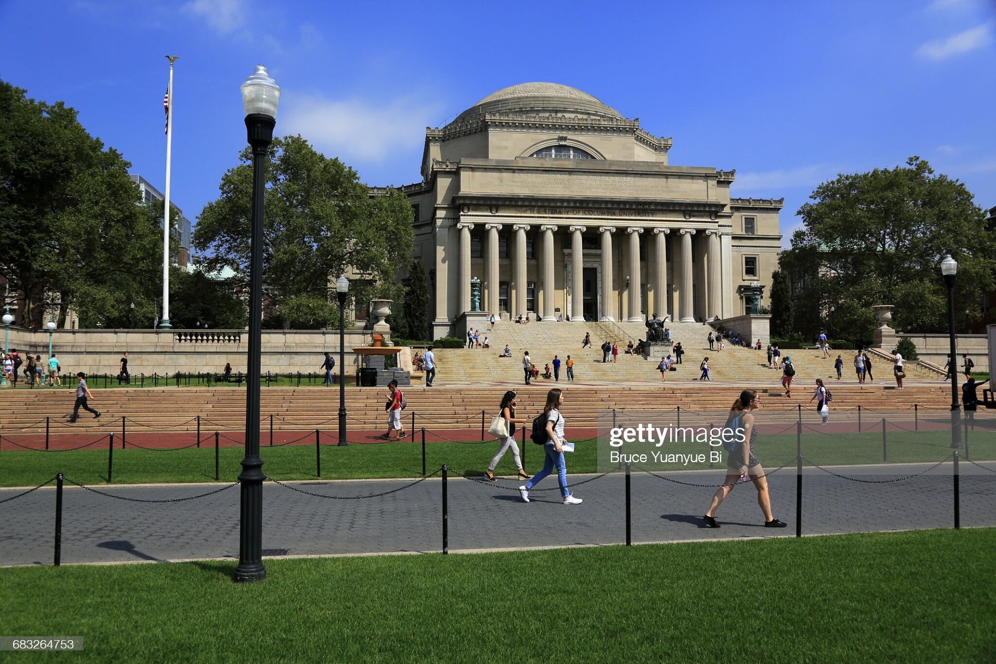 Picture of Columbia University’s campus taken by Bruce Yuanyue Bi - Getty Images