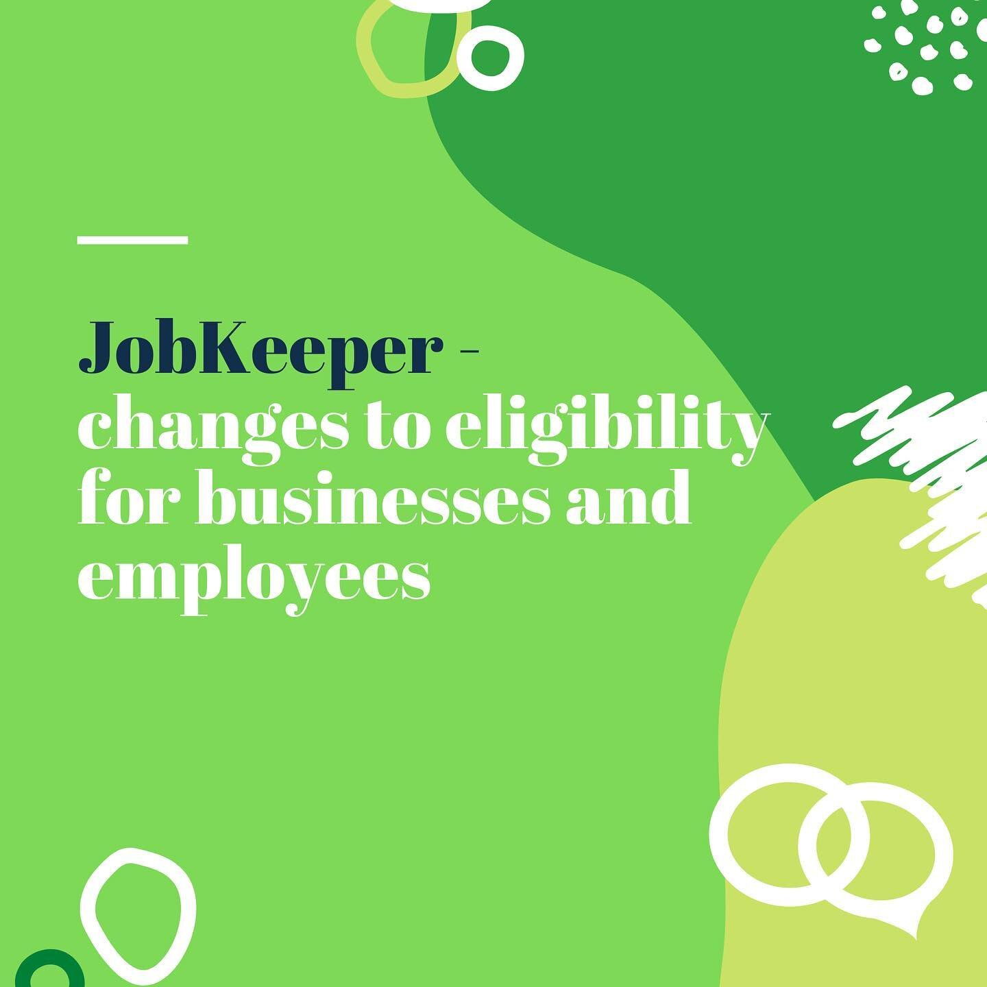 An extension of the JobKeeper stimulus package has been unveiled by the federal government in addition to changed eligibility criteria for both businesses and individuals. Link in bio.
.
.
.
.
#coronavirus #covid19 #sydney #australia #government #eco
