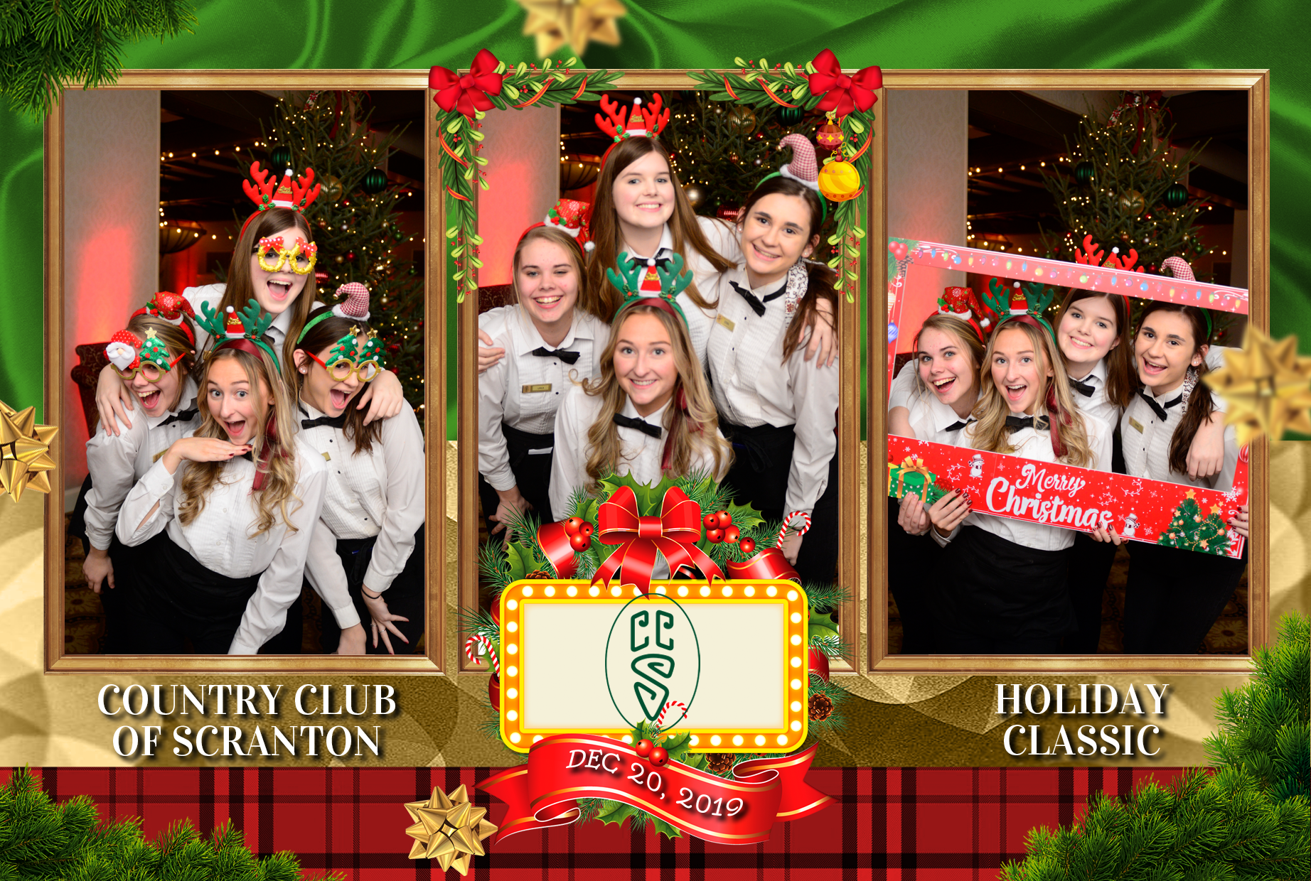 Every image perfectly cropped and centered after the photos are taken.  You won’t see that feature in most photo booths!