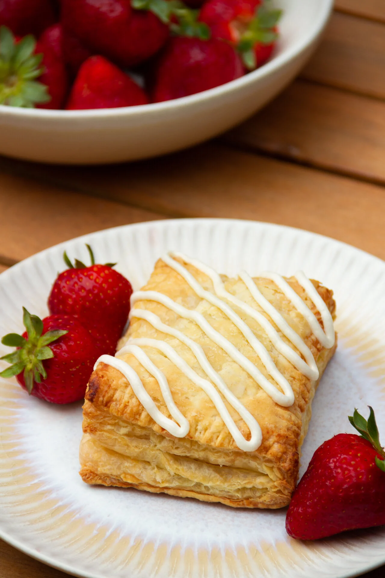 strawberry cream cheese toaster strudel — by ashna
