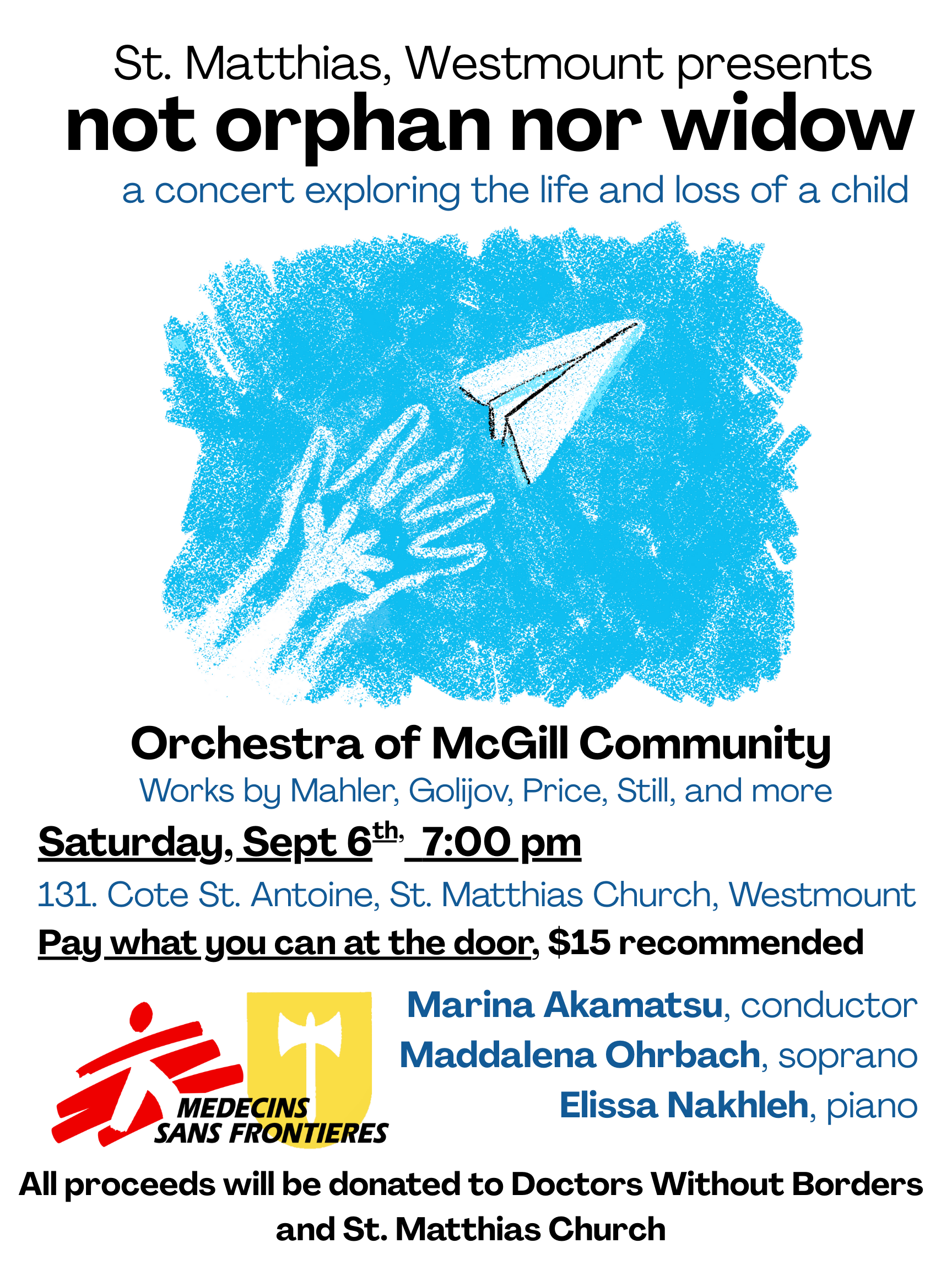 not orphan nor widow: a concert