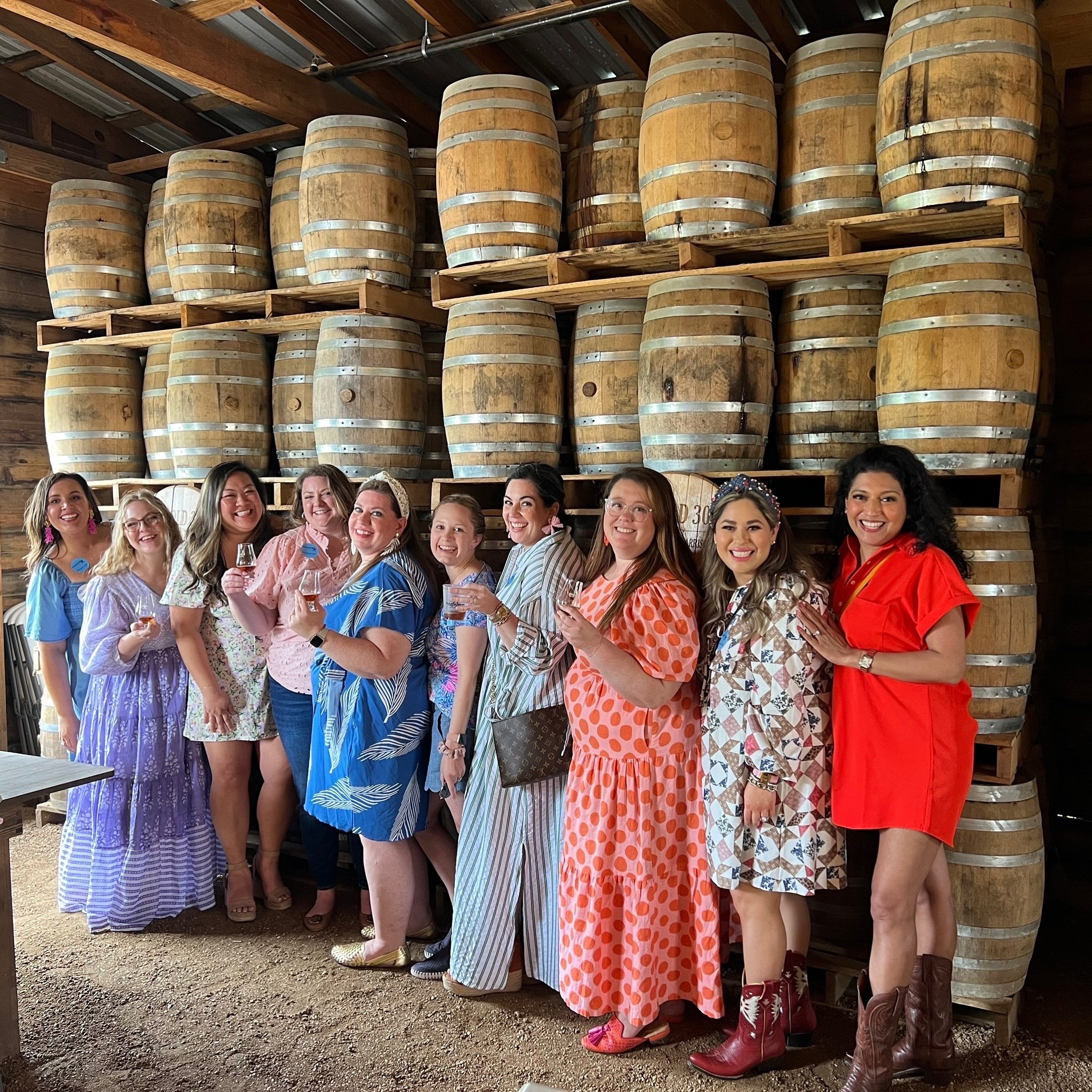 Always a barrel of laughs with this Girl Gang 🤭Can&rsquo;t wait for our next girls trip 😘

#stylinbrunette #girlgang #garrisonbrothers #fredericksburg #fredericksburgtx #girlstrip #whiskeytasting