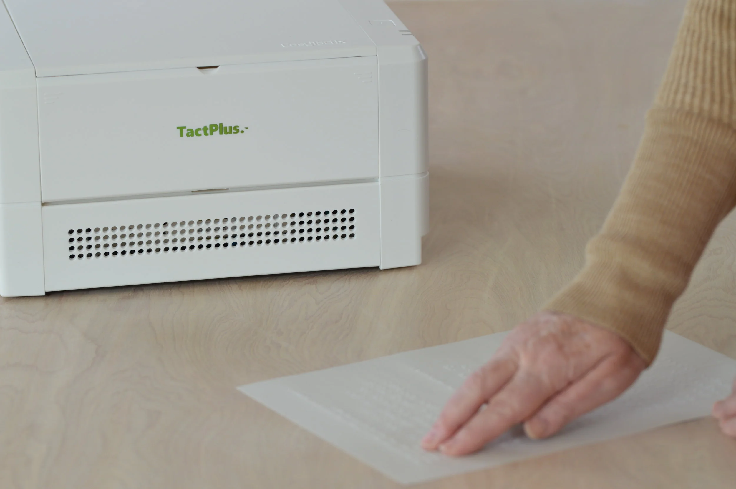 TactPlus - Portable Braille and 3D Imaging Printer: Make Braille and 3D  Graphics