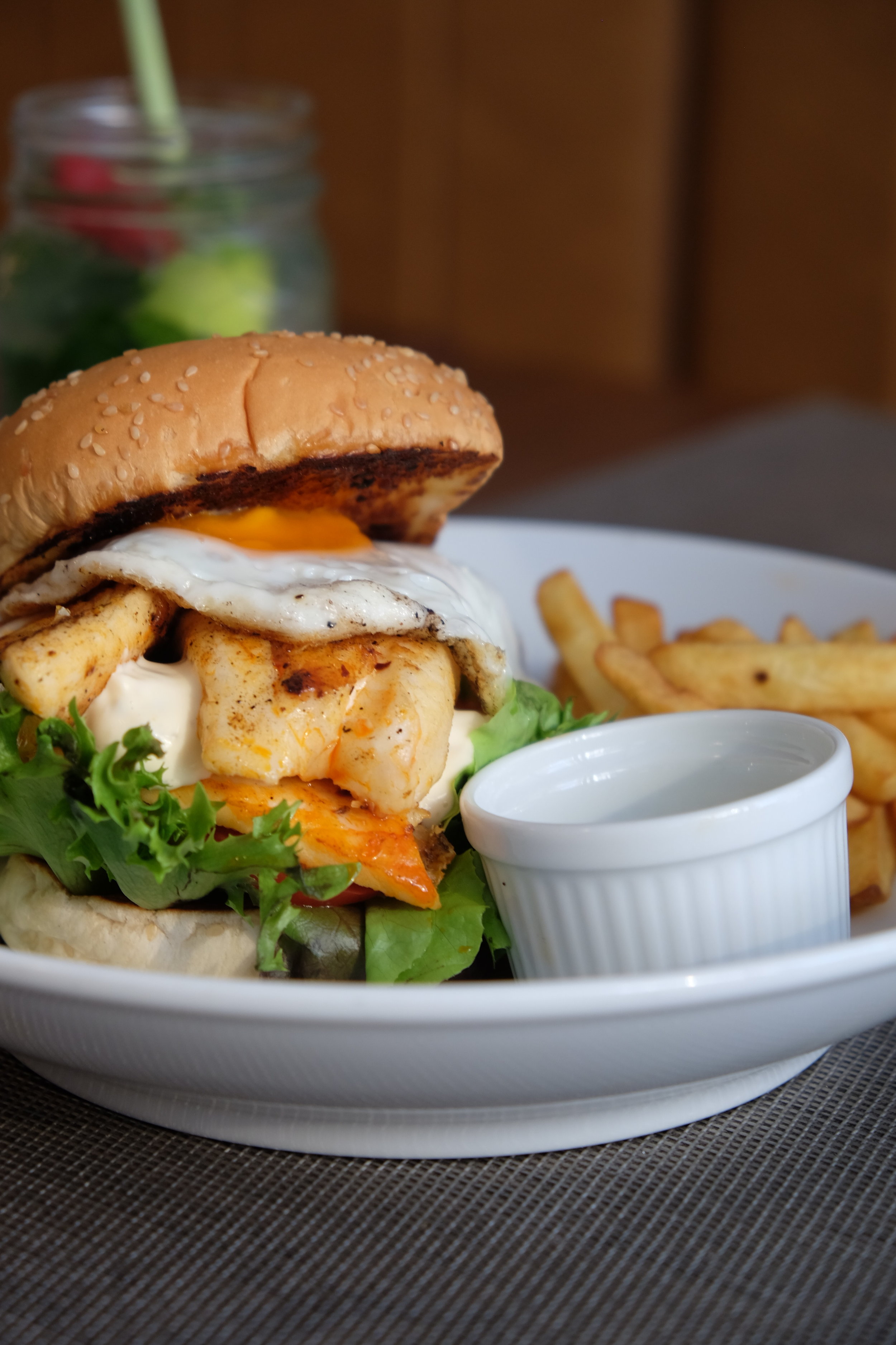 Masala Fish Burger