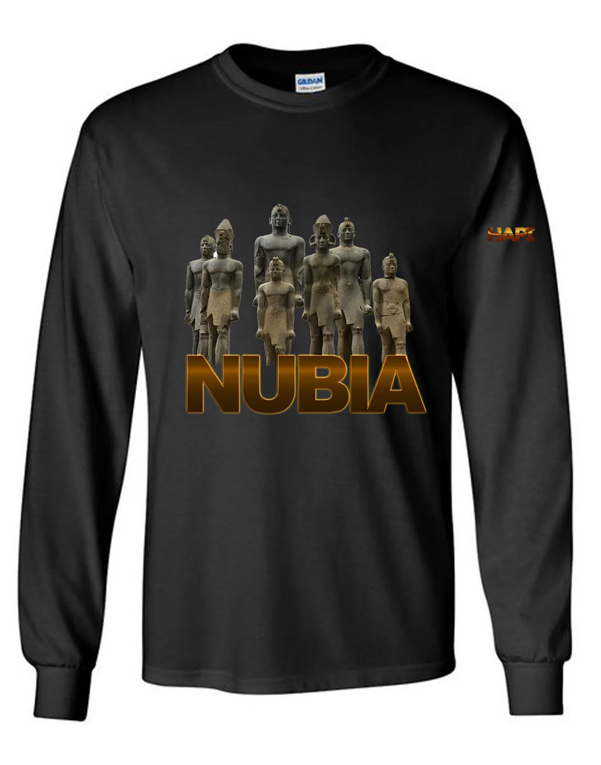 NUBIA - Men's BLACK Long - Sleeve Shirt