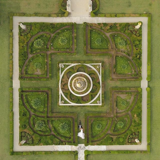 Life is like a maze but love shows us the way. #jayjaystudios  Drone shot at Princess Pasadena. @weddingestates