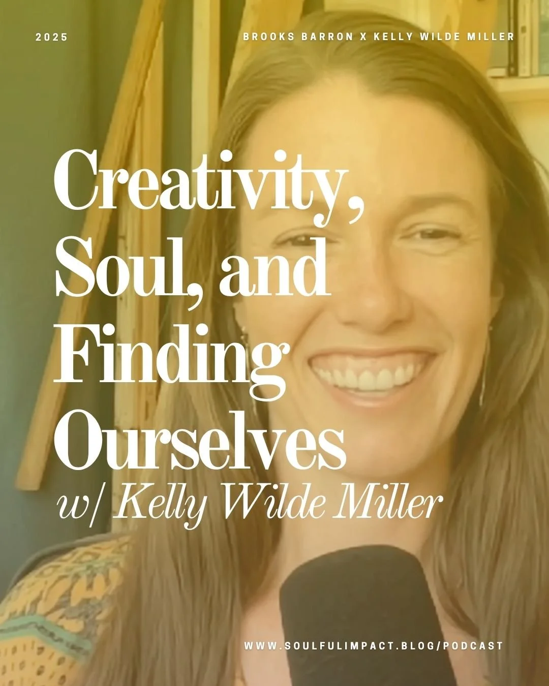We don&rsquo;t find ourselves by thinking harder.
We find ourselves by listening deeper.

In this new episode of Soulful Impact, I sit down with @kellywildemiller &mdash; a creative mentor and soul-driven entrepreneur, to explore what it means to cre