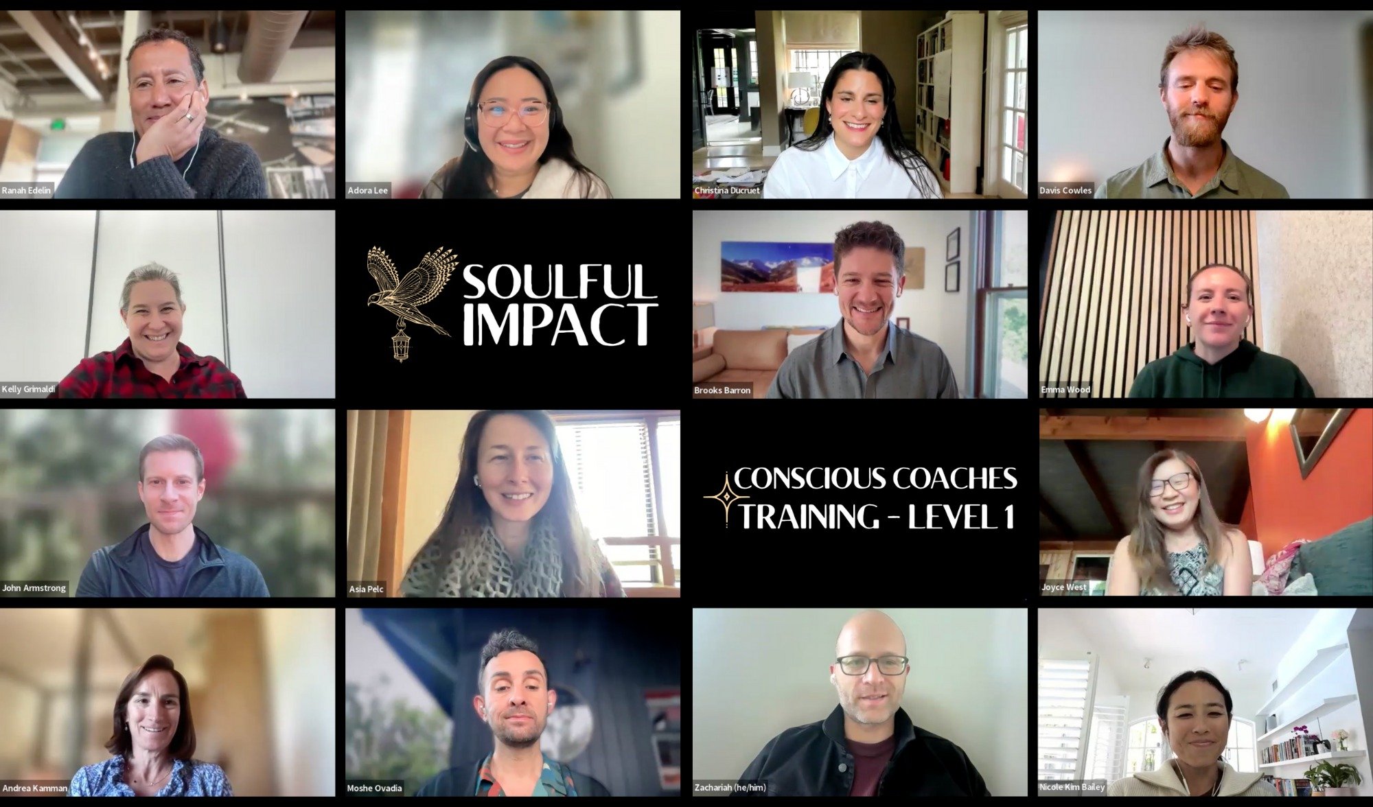 Last week, we wrapped up the inaugural cohort of Soulful Impact's Conscious Coaches Training (Level 1).

A short 9 months ago, training other coaches wasn't even a possibility on my radar. But, like so many of the best things in life, it wanted to em