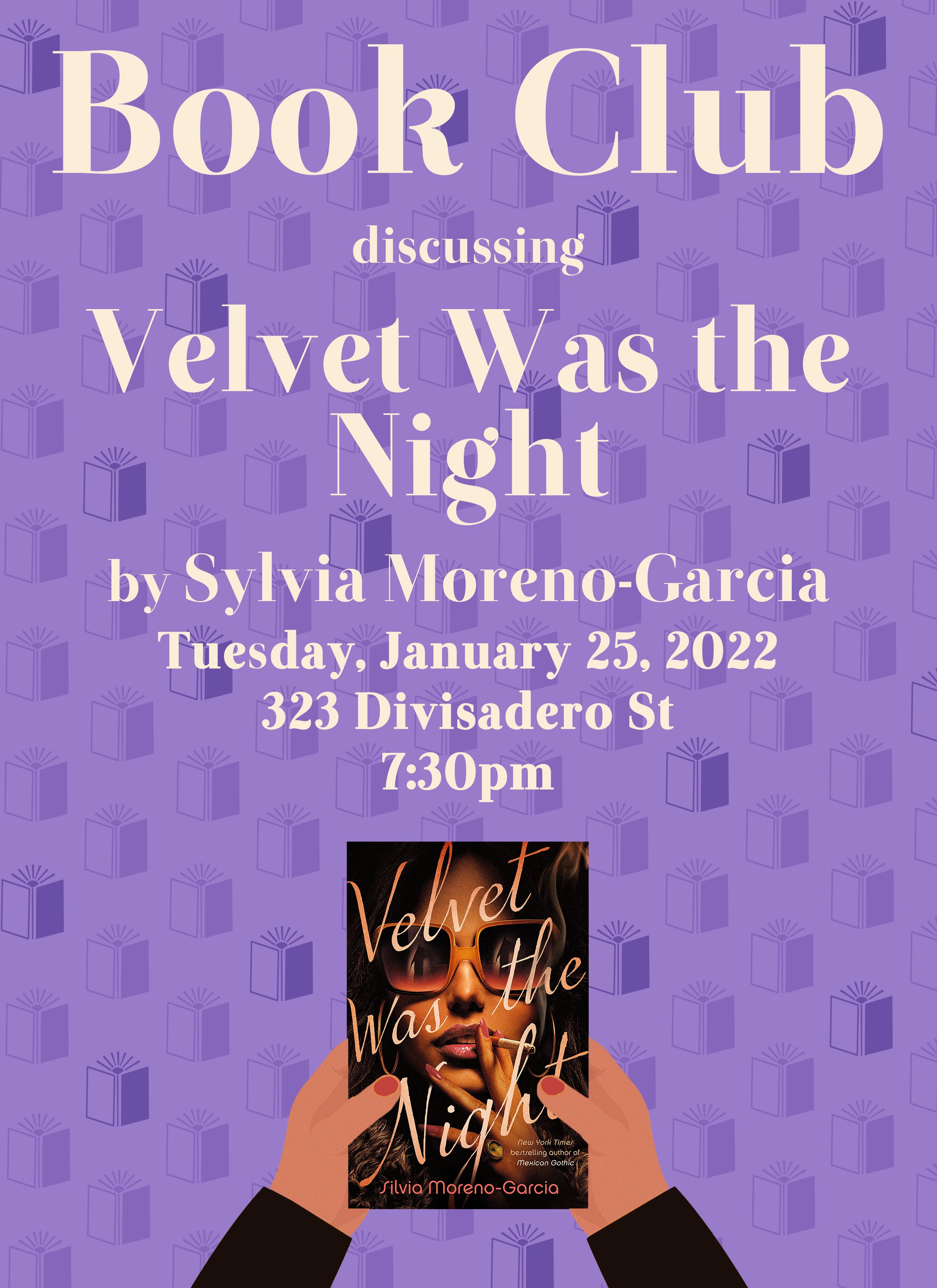 January All-Genre Book Club: Velvet Was the Night by Silvia Moreno-Garcia —  perdita