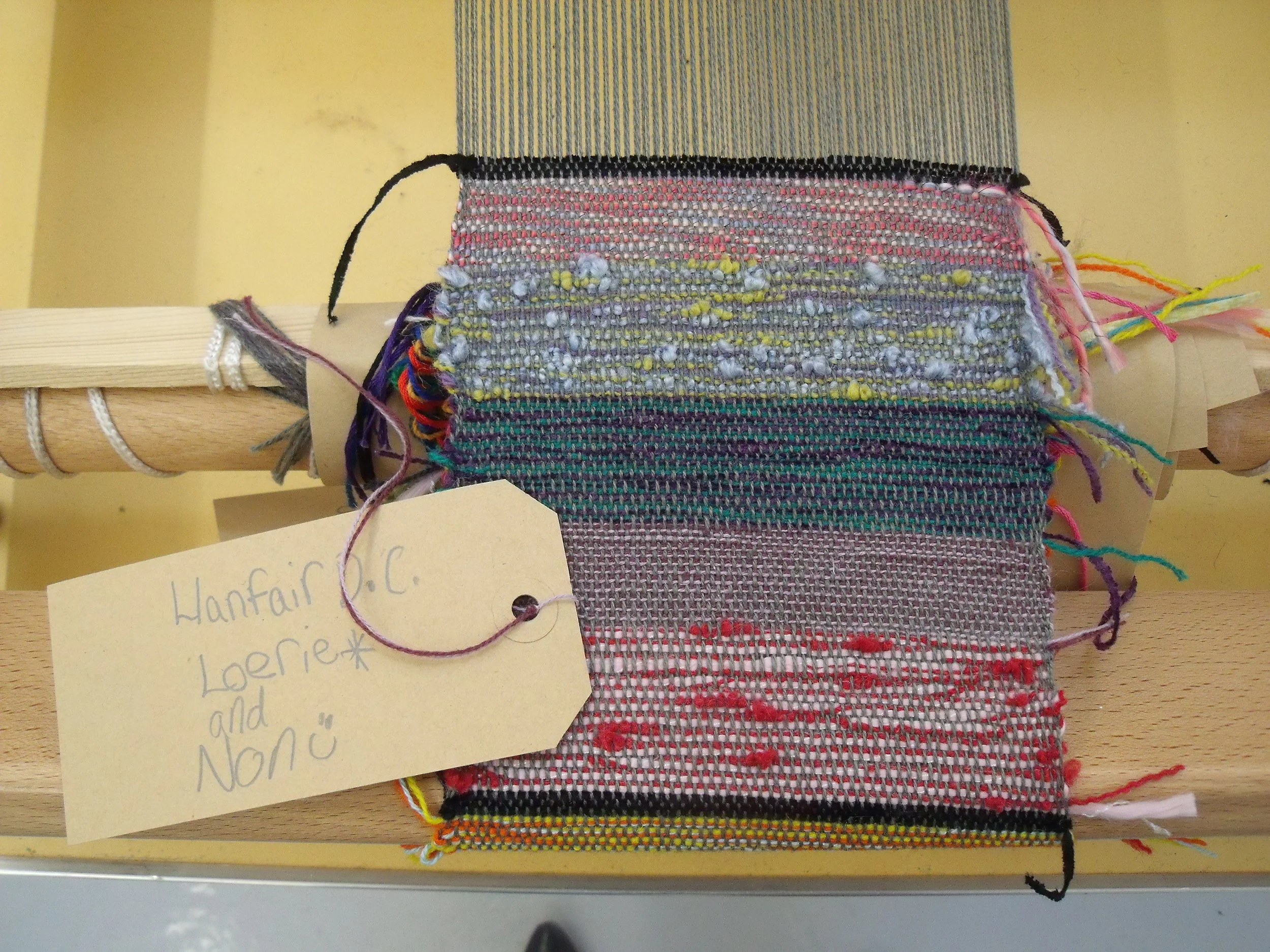  Ruthin Craft Centre START project, 2011. Weave workshop. 