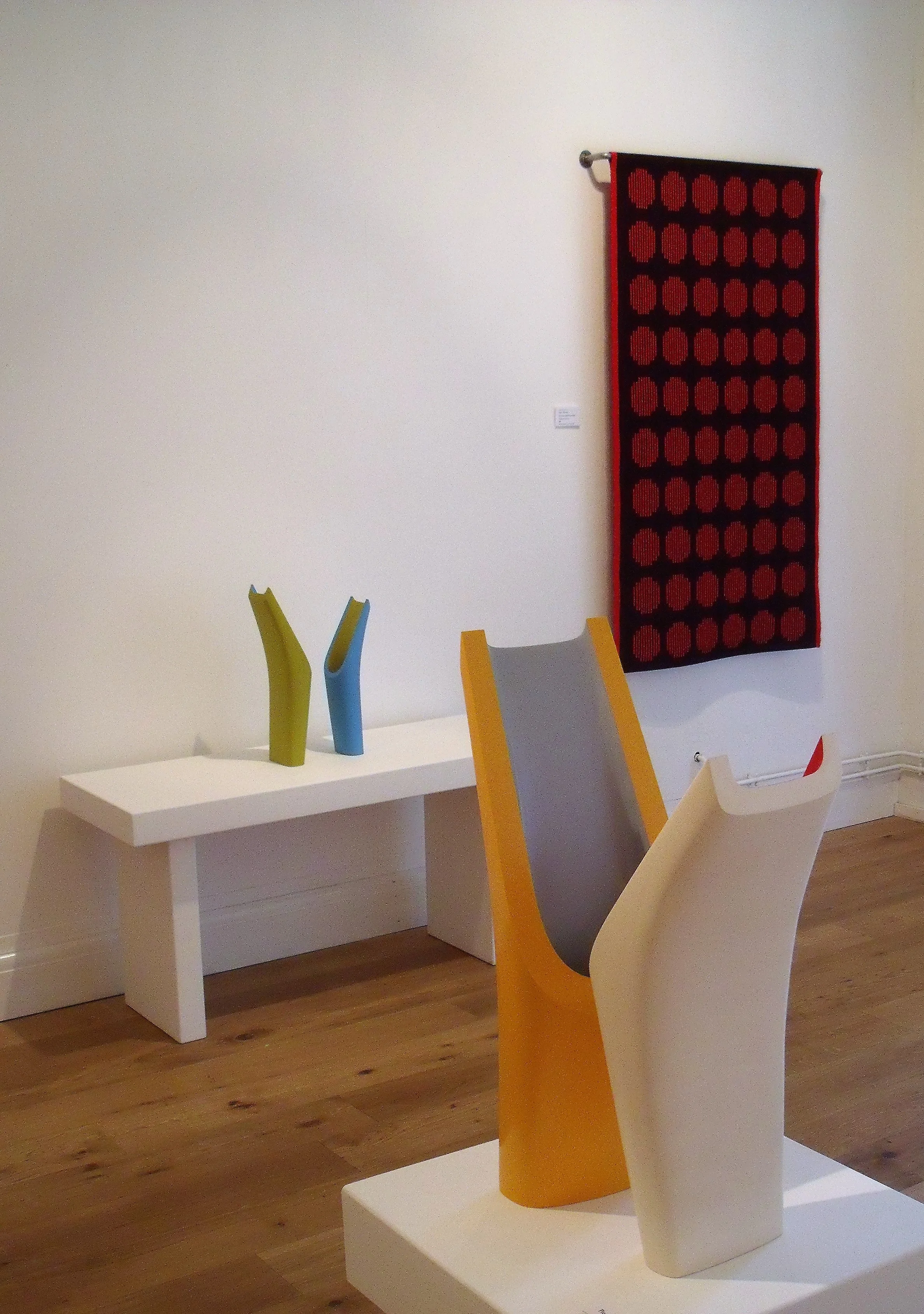 Resonant Colour. Llantarnam Grange Art Centre, Cwmbran. Artwork by Laura Thomas and Nicholas Rena. 2011.
