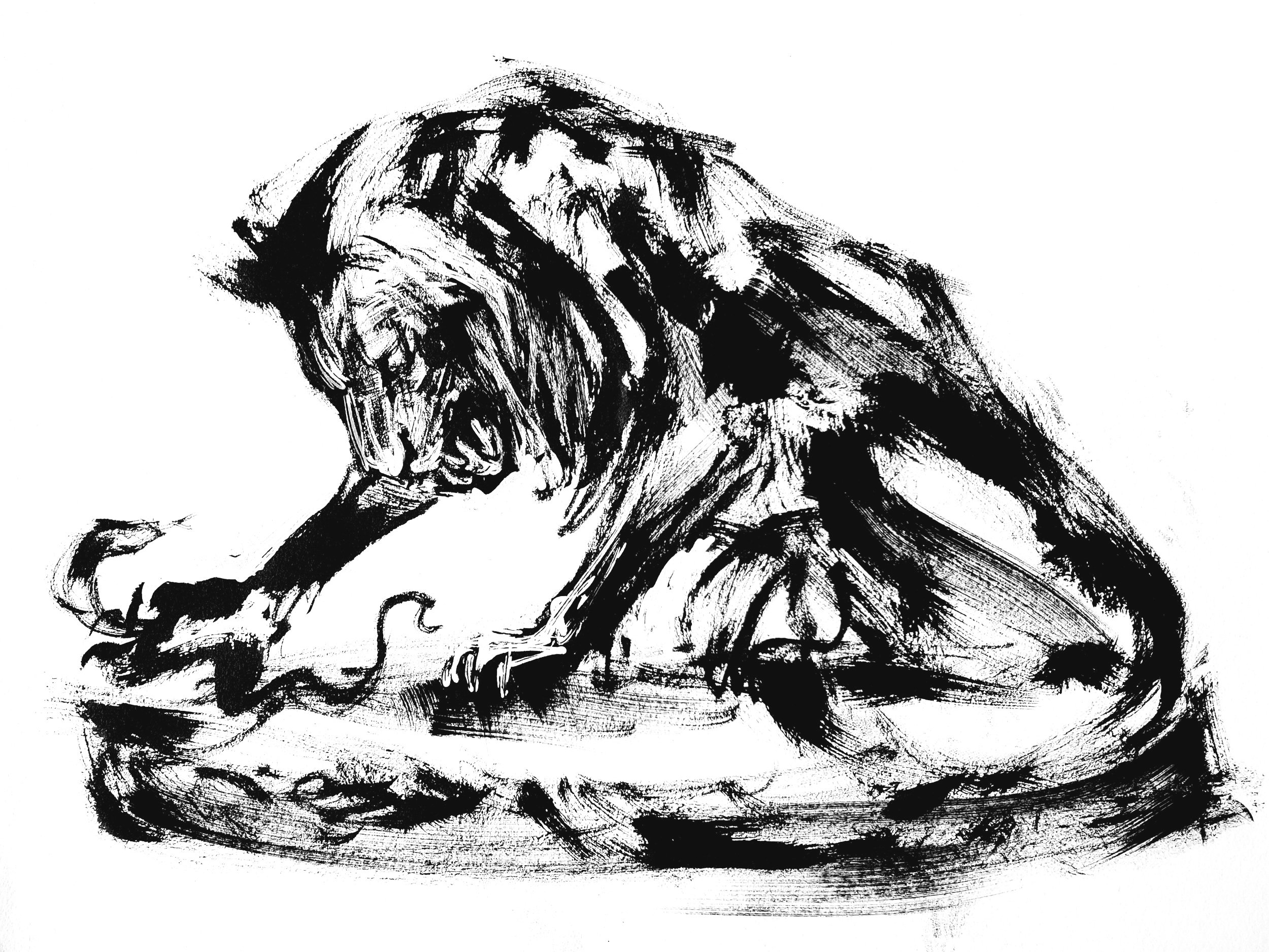 Lion au serpent (Copy) (copie)