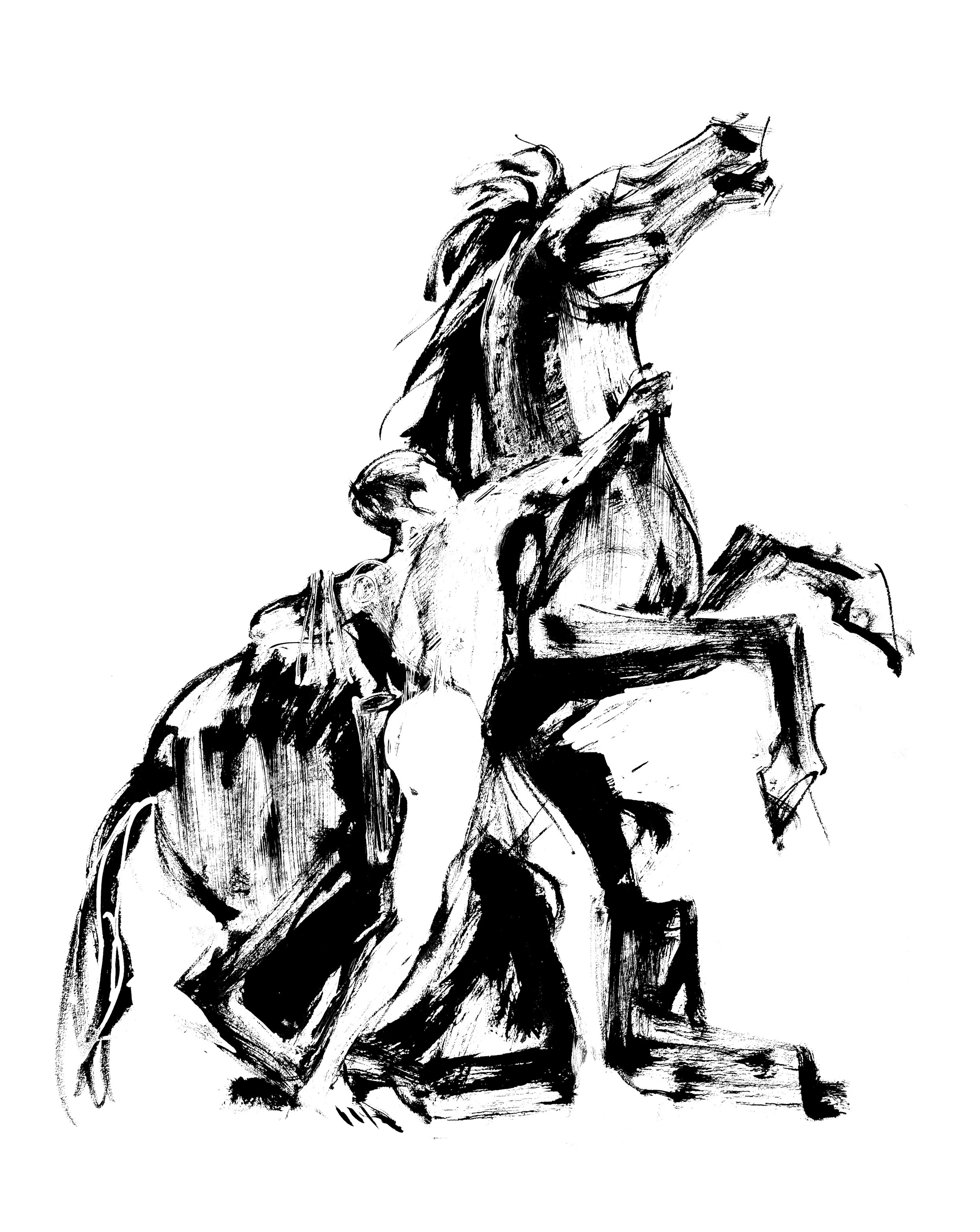 cheval retenu par un palfrenier (Copy) (copie)