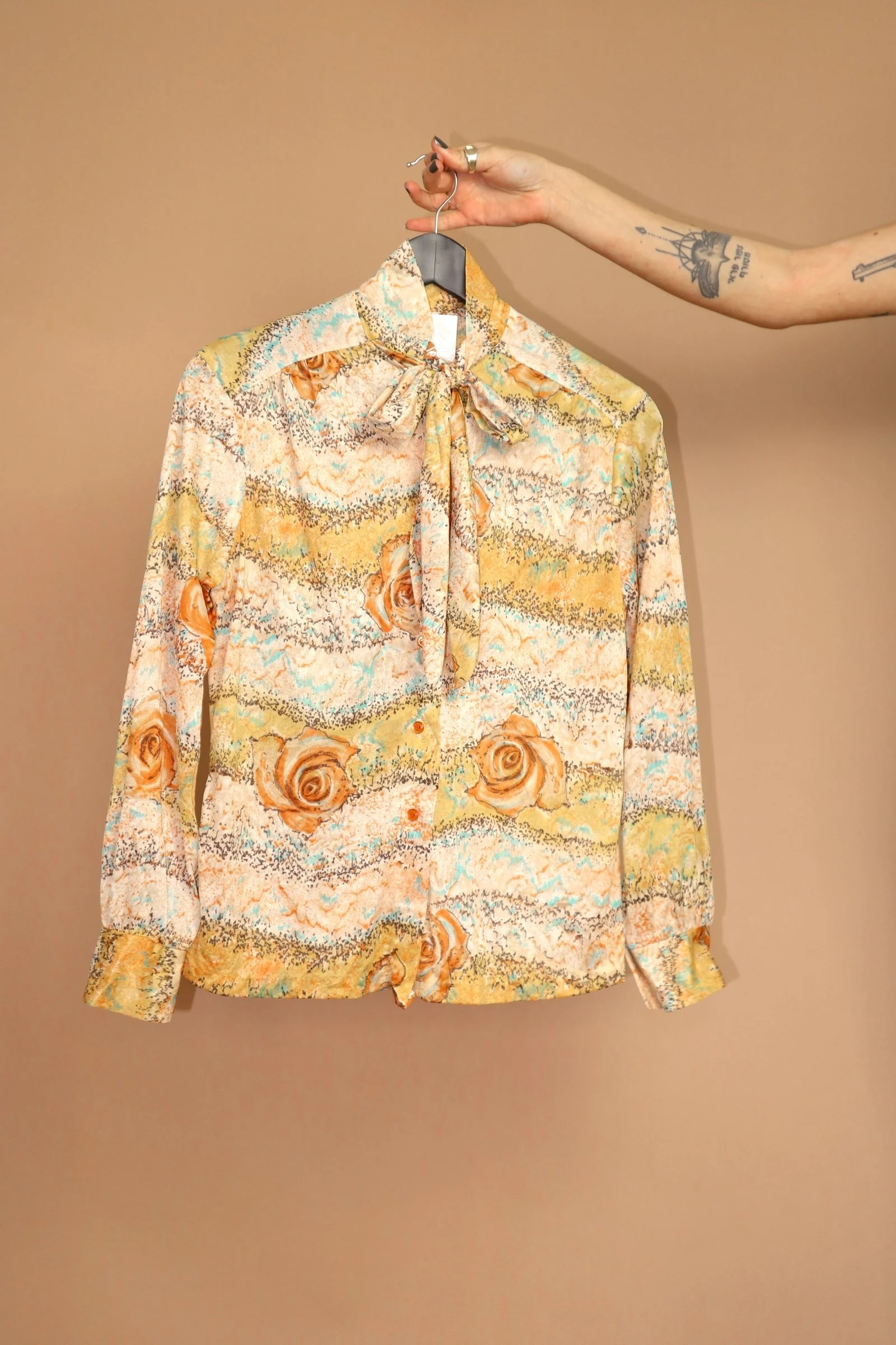 pussybow tie blouse