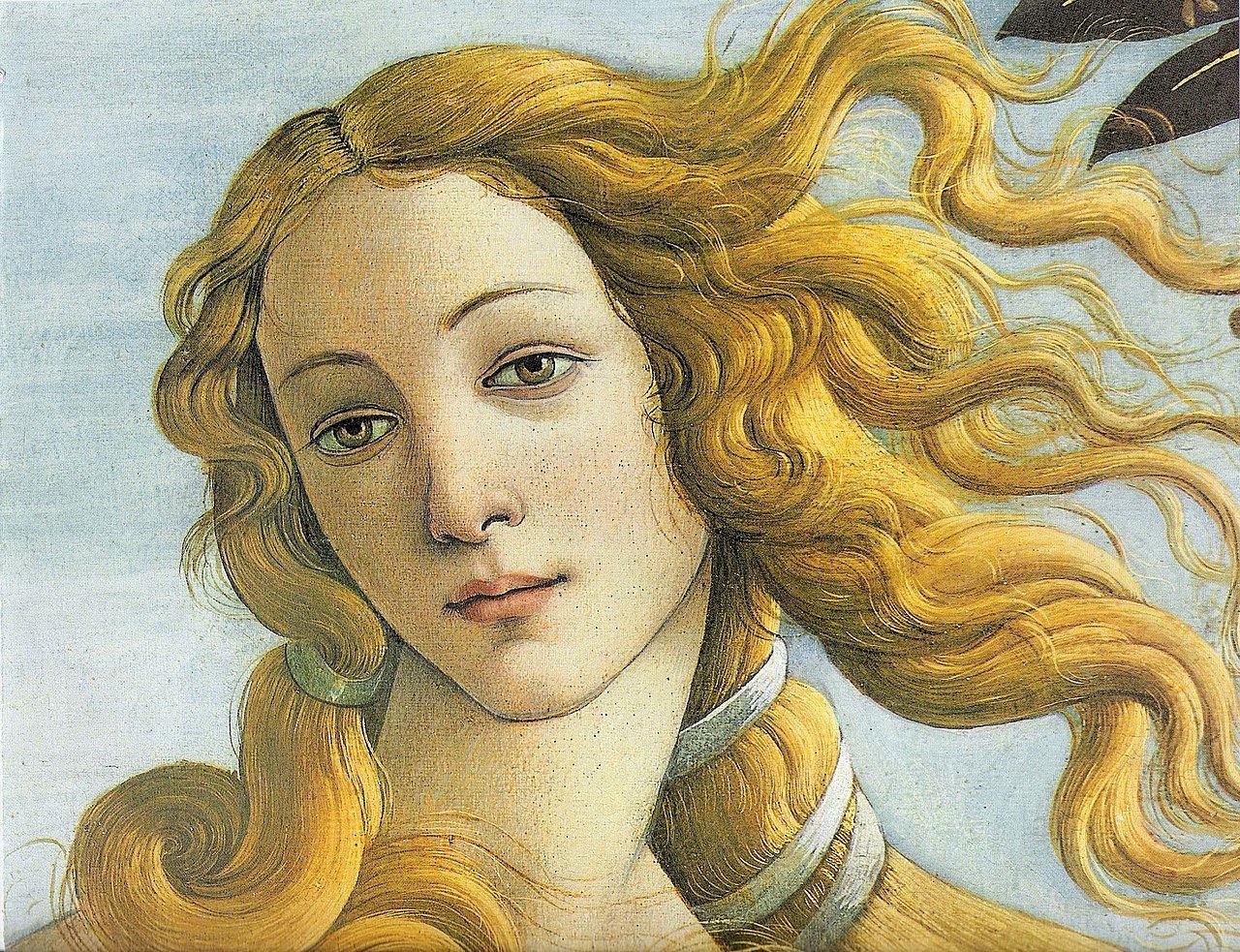 Venus en el Nacimiento de Venus (ca. 1485)