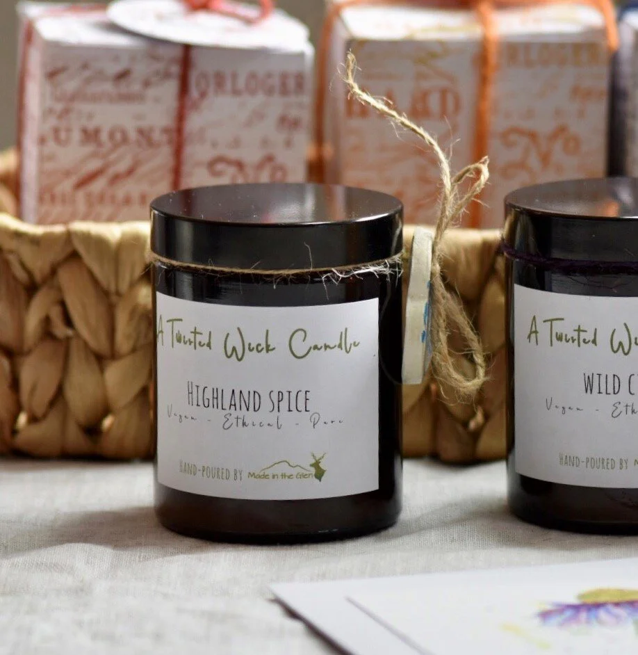 Highland Themed Plantbased Candles — Made in the Glen