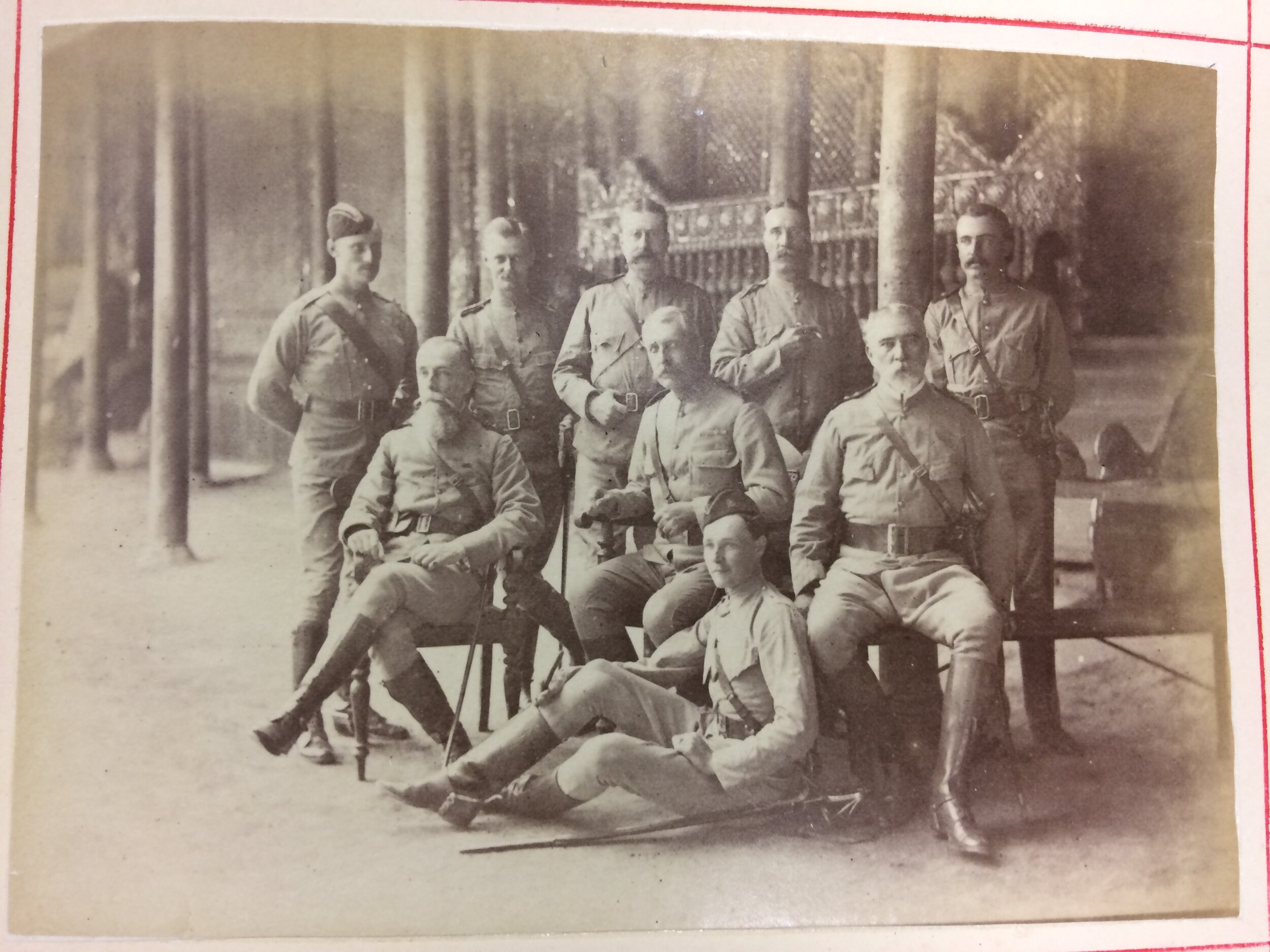 No 14 - Brigadier-General East and Staff - First Brigade 1887.jpg