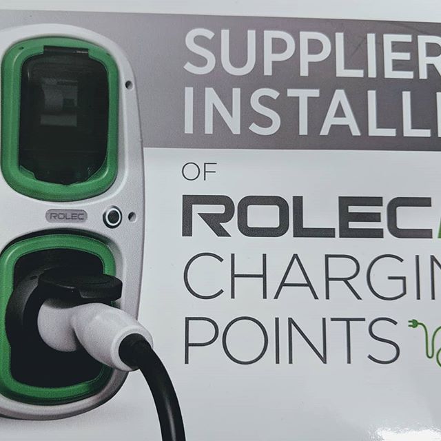 Anyone got an electric car? We are a supplier and installer of RolecEV charging points. Contact us today for your free consultation and quote.