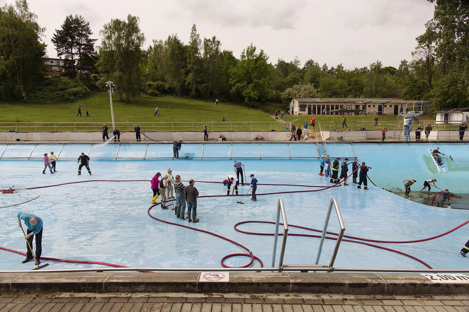 Sommerbad Langestein, 'a happy day in Europe.'