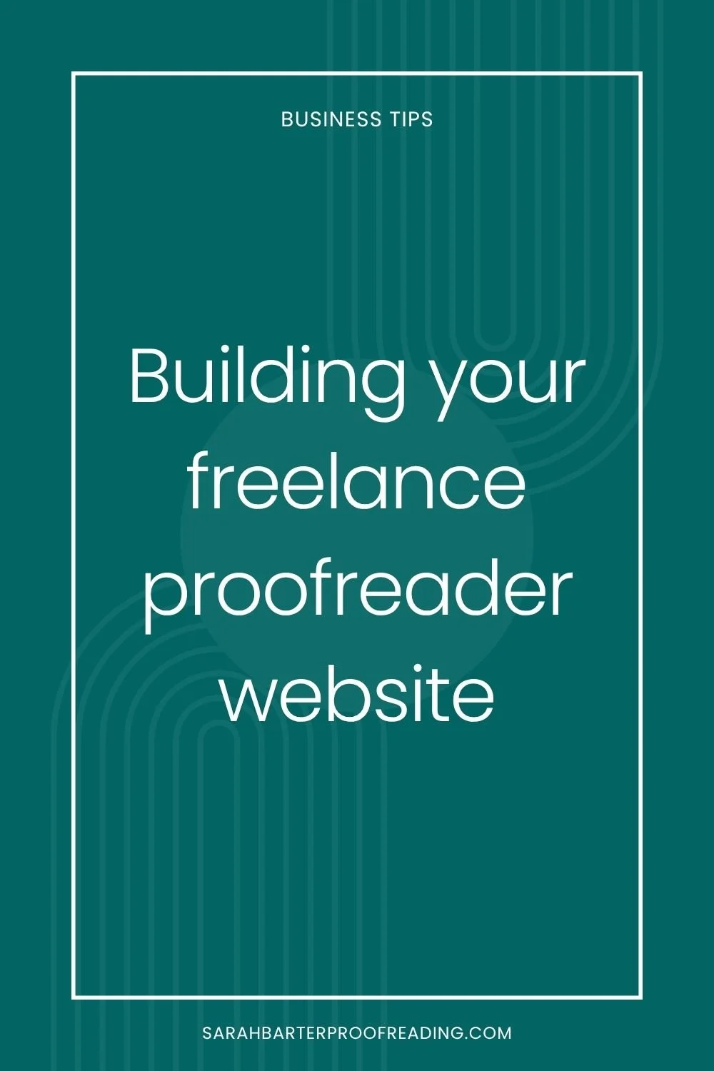 Building your freelance proofreader website