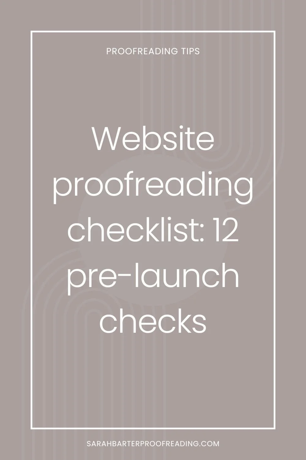 Website proofreading checklist: 12 pre-launch checks
