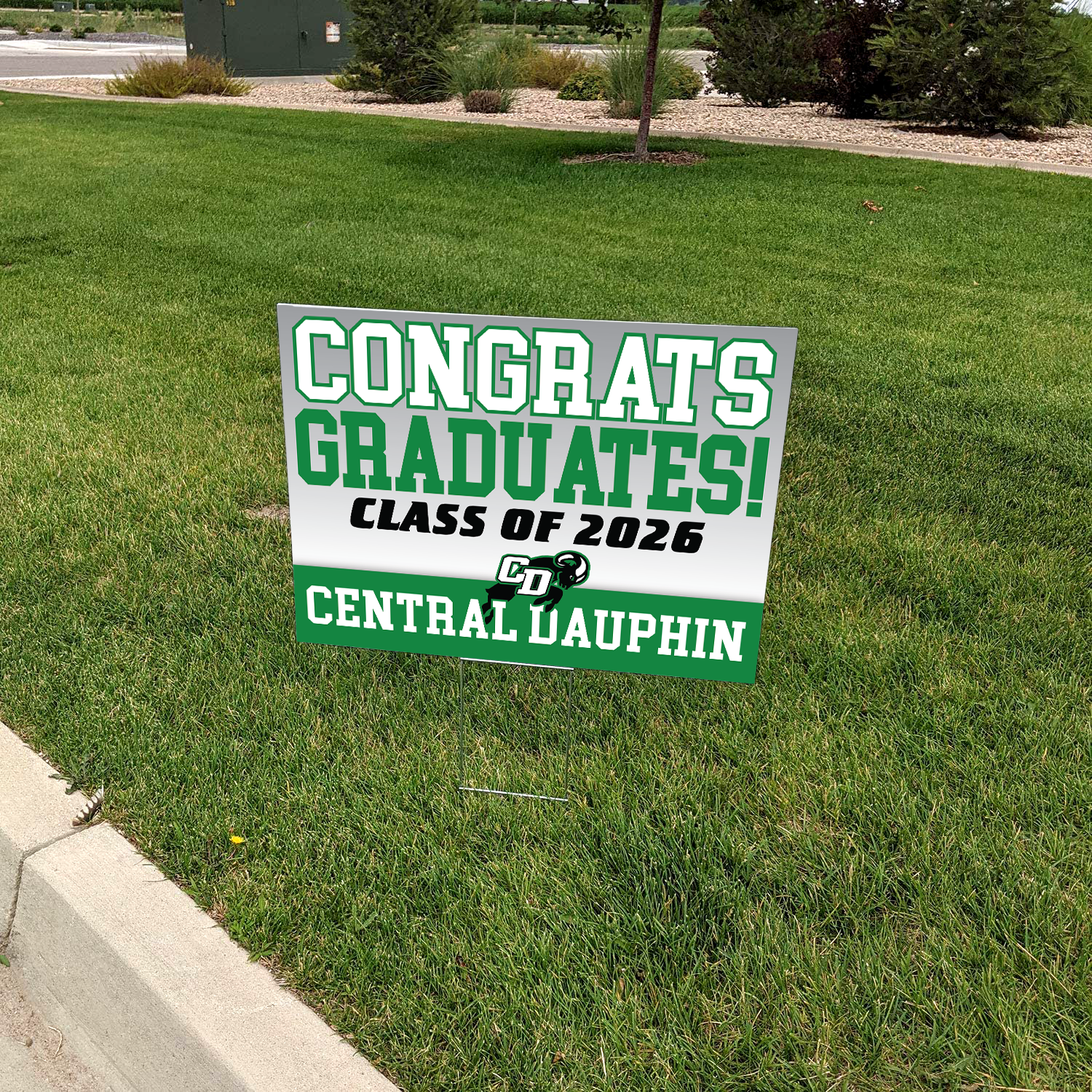 Graduation Yard Sign - Stock Style B