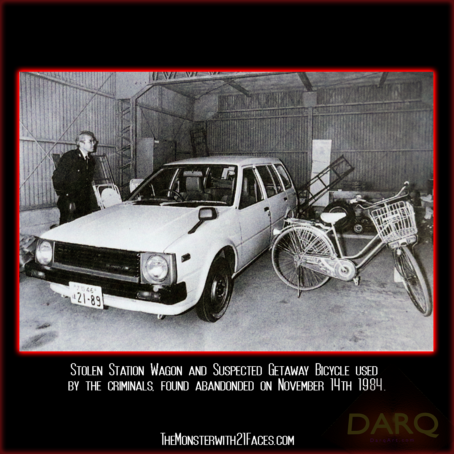Stolen-Station-Wagon-and-Suspected-Getawa- Bicycle-November-14th-Monster-With-21-Faces-Podcast-Glico-Morinaga-Case-Cracked.png
