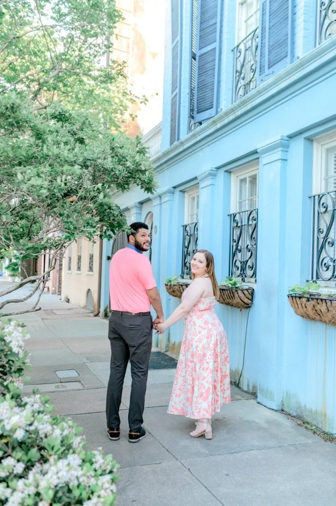 Downtown Charleston Engagement Session | Hosanna Wilmot Photography-48.JPG
