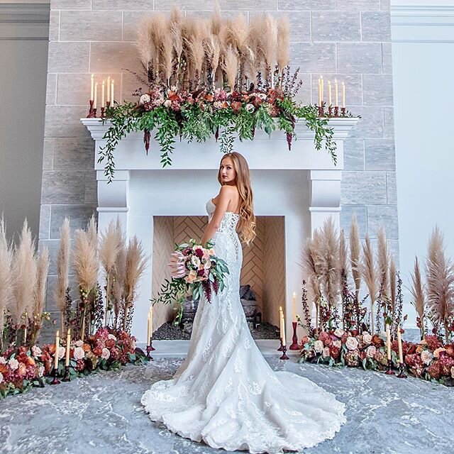 Fireplaces are a major plus in any venue! They make such beautiful statement pieces and add so much character 🤍 &bull;

As seen in The Bridal Guide Magazine