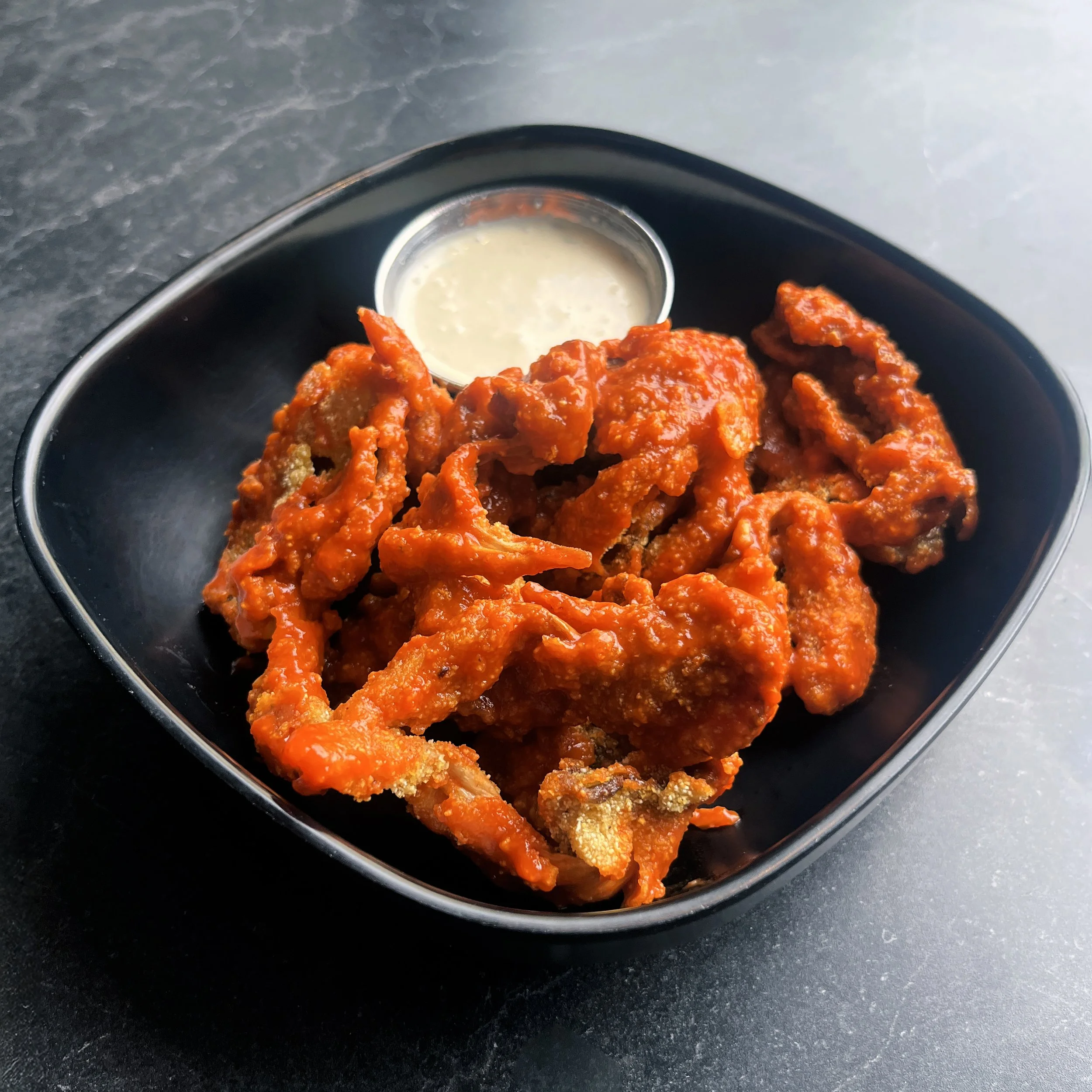 Buffalo Oyster Mushroom Wings