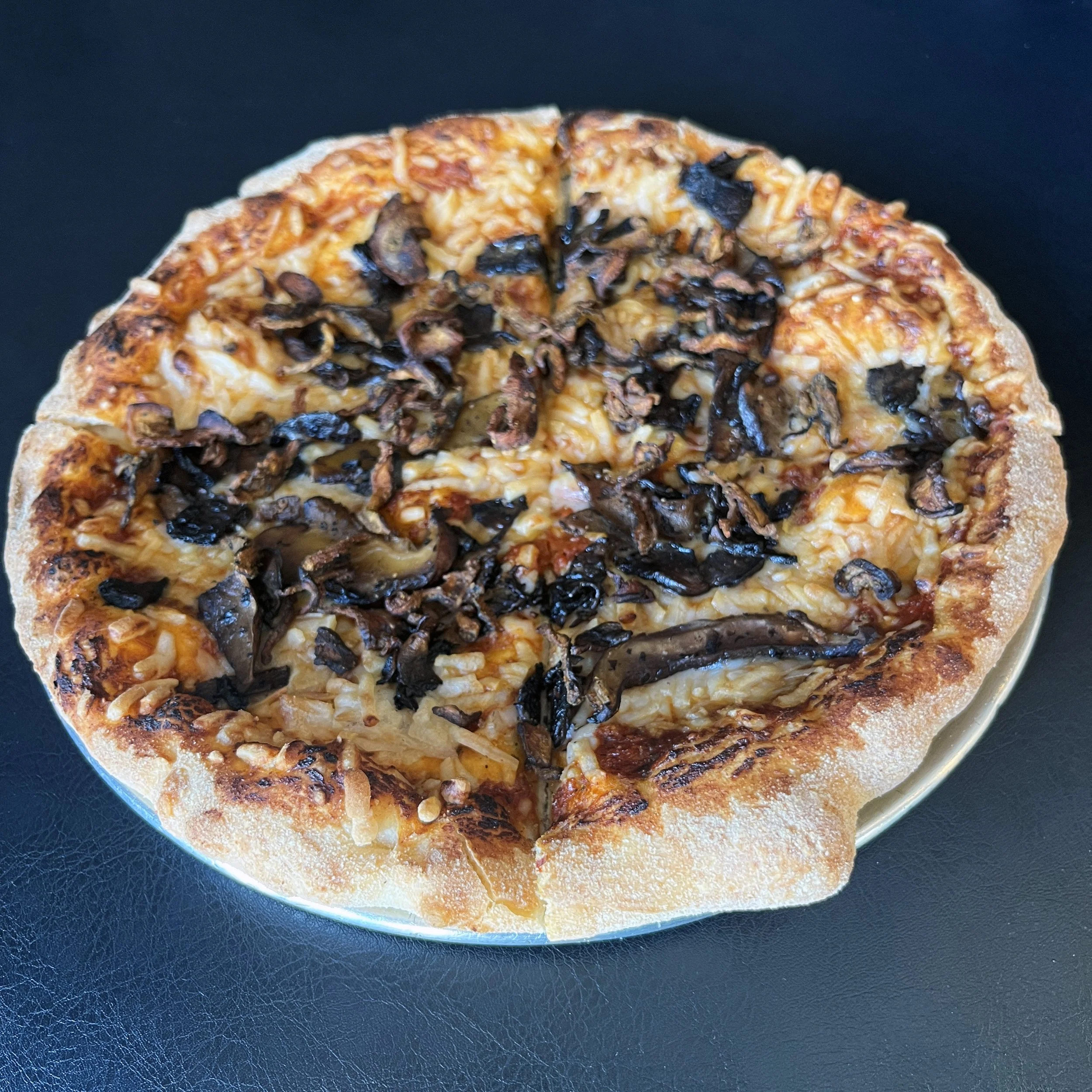 Miss Becky's Mushroom Pizza