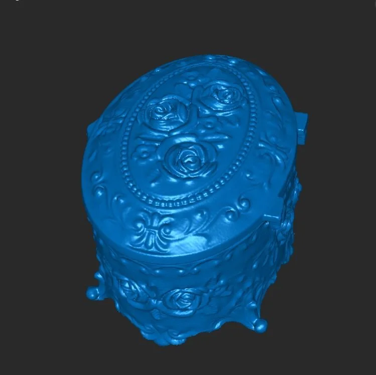 Scan of 3" jewelry box with the Revopoint MetroY Pro