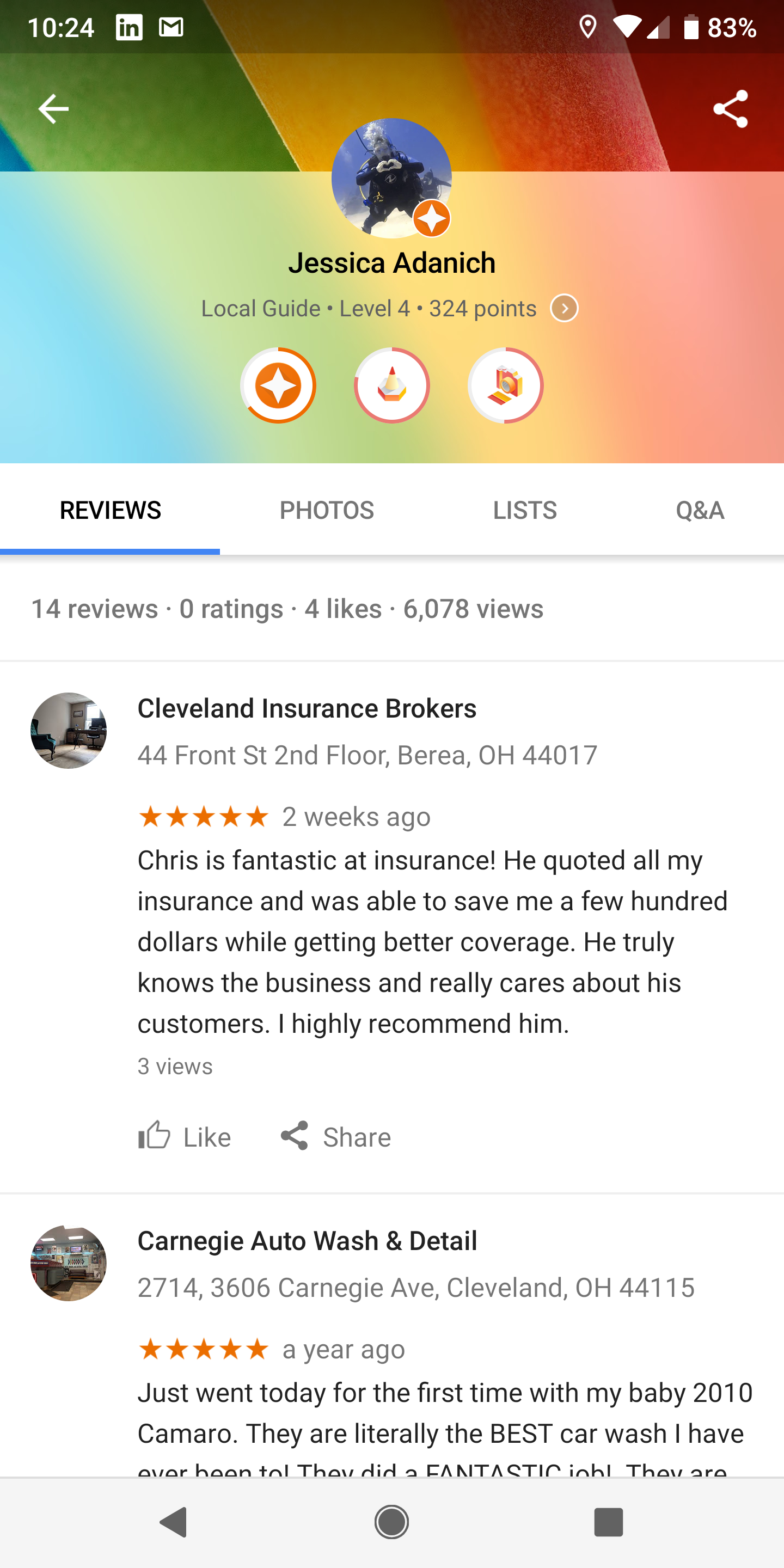5 Star Review Cleveland Insurance Brokers