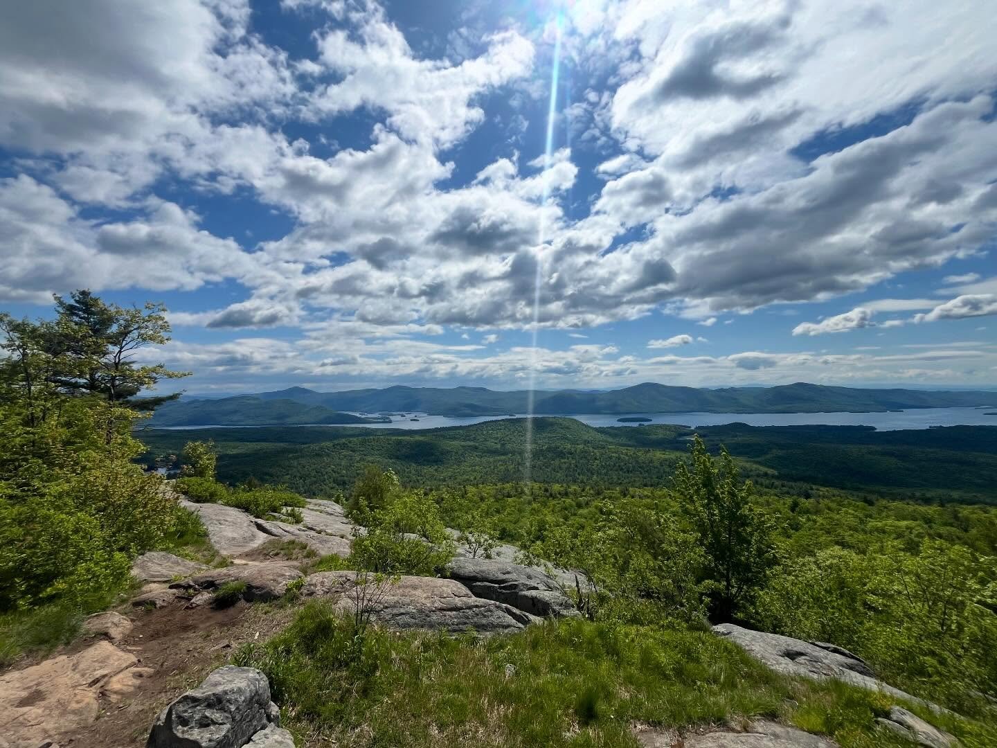 🌲🌲🌲
2/12 of the Lake George 12ster Peaks in the books!!!!! Two peaks, 8.5 miles, 4.25 hours. Cat and Thomas Mountains, check ✅! Great day with my stepdad 🥾. Our legs are feeling it. Swipe for post hike lunch 🍕