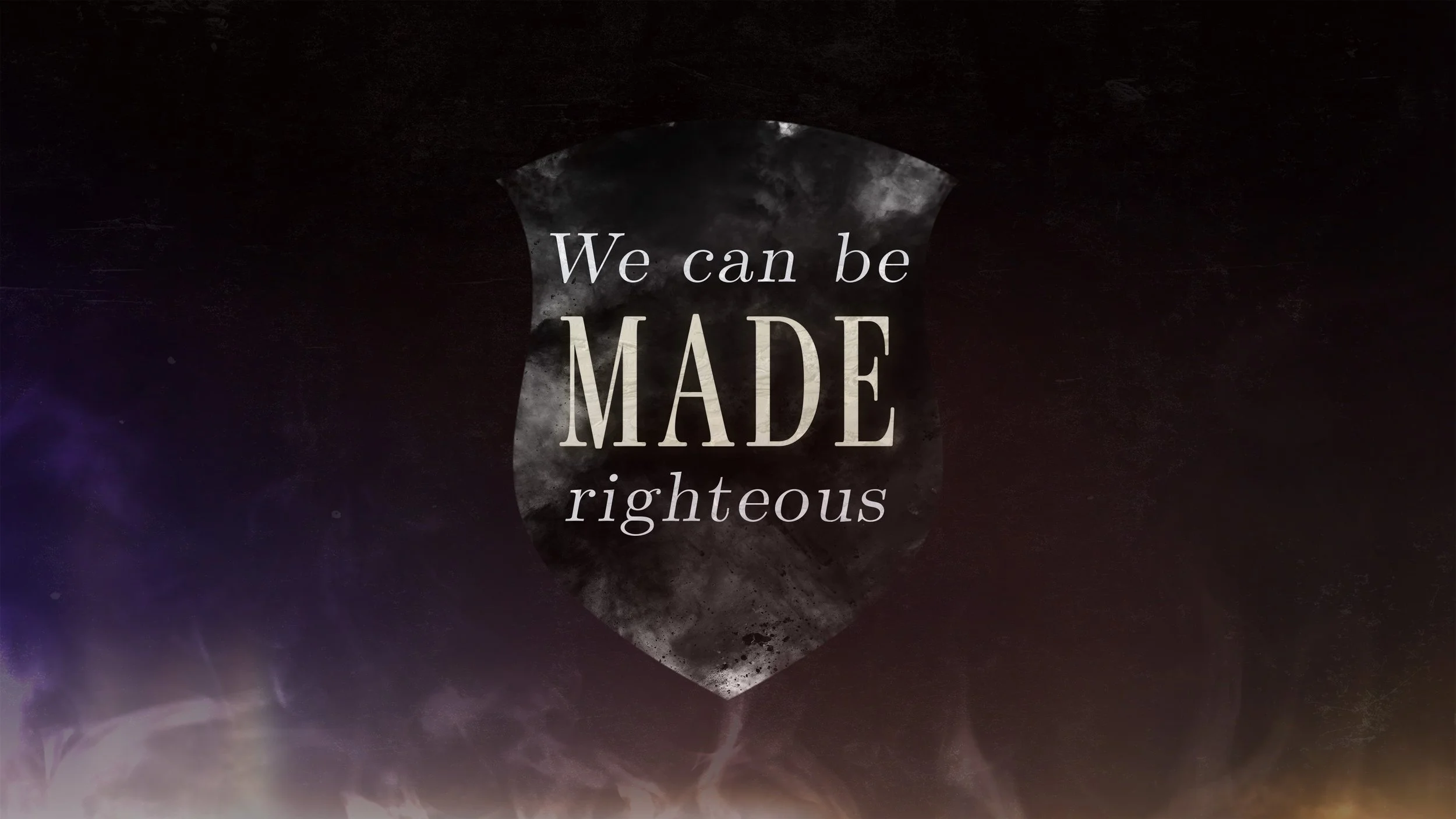 We Can Be Made Righteous