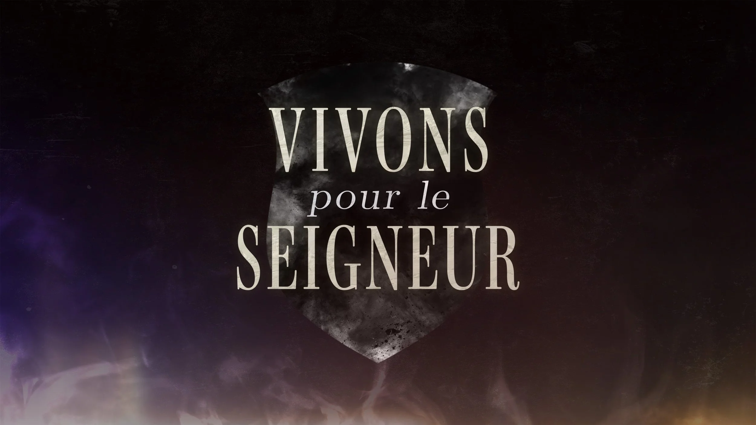 Vivons pour le Seigneur