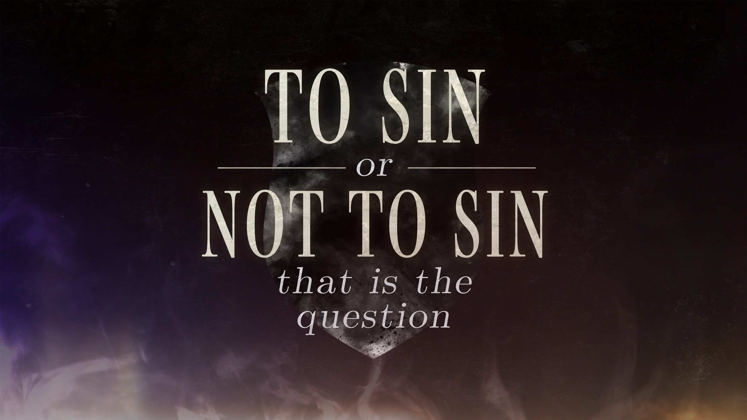 To Sin or To Not Sin