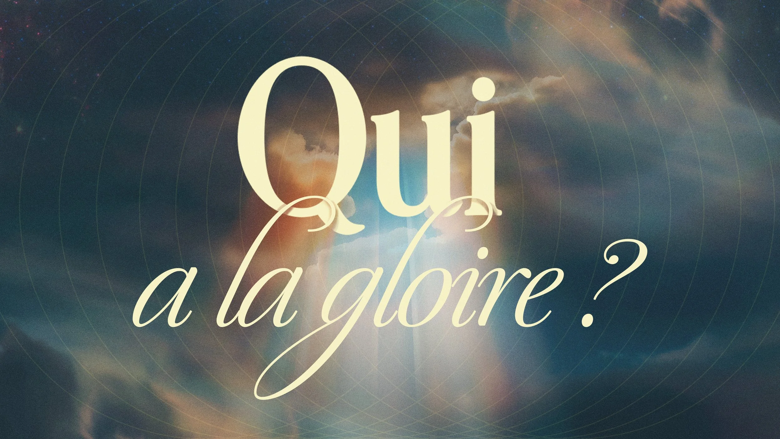 Qui a la gloire ?