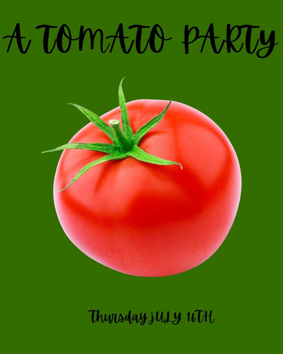 //SOLD OUT //Tomato Party Supperclub - July 16th - Ffrens Liverpool