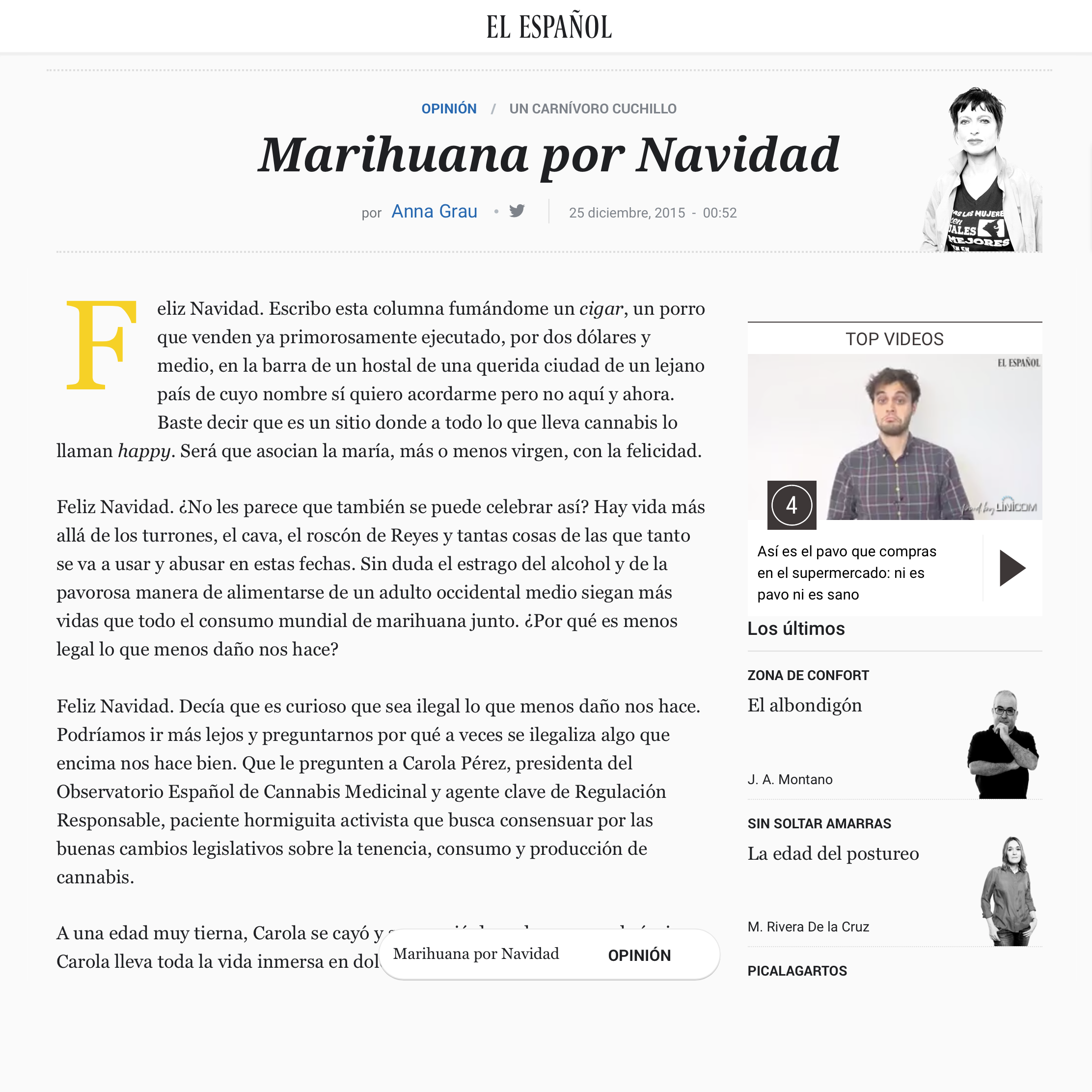 Marihuana por Navidad