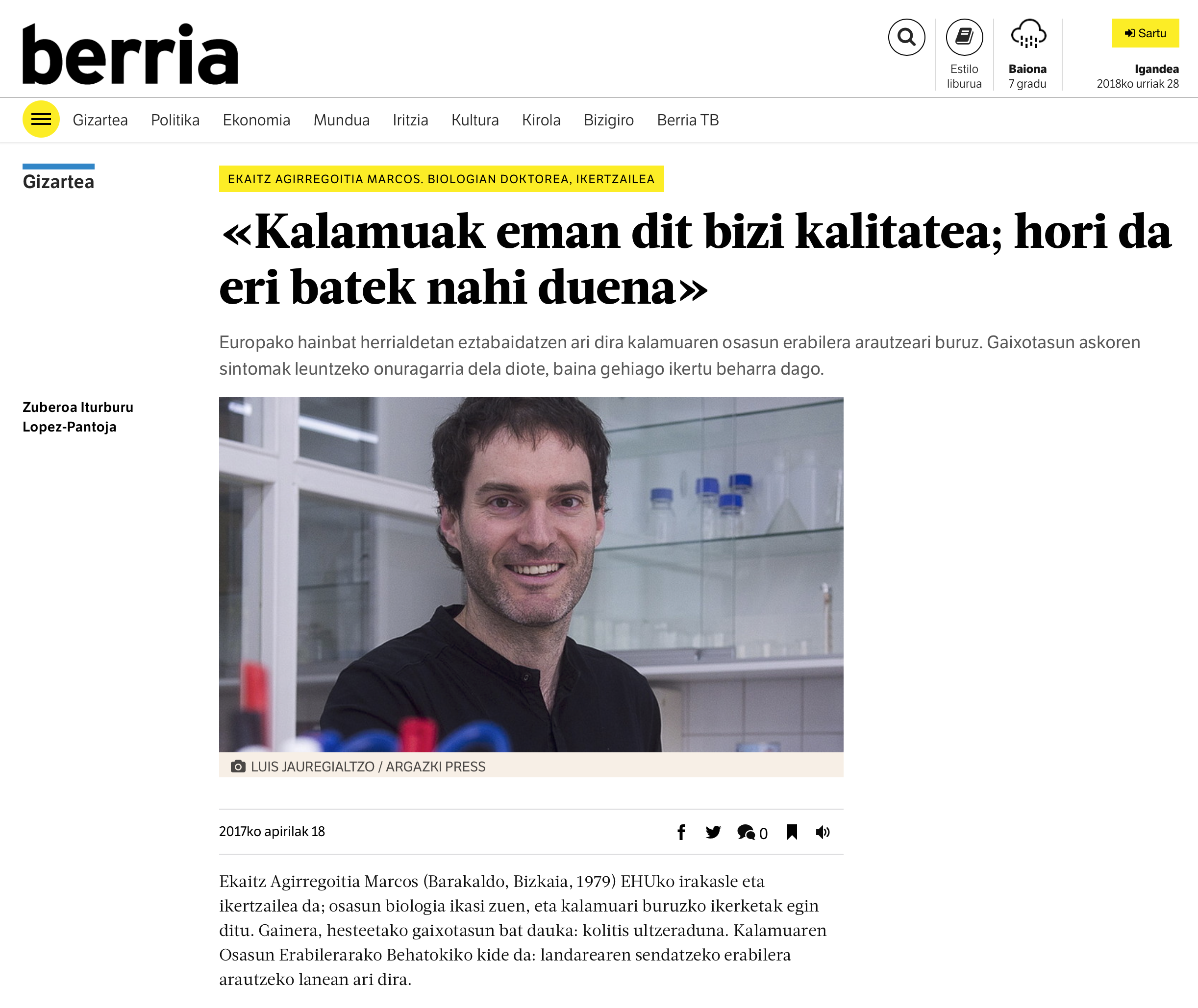 “El cannabis me ha dado calidad de vida; eso es lo que quiere un enfermo”