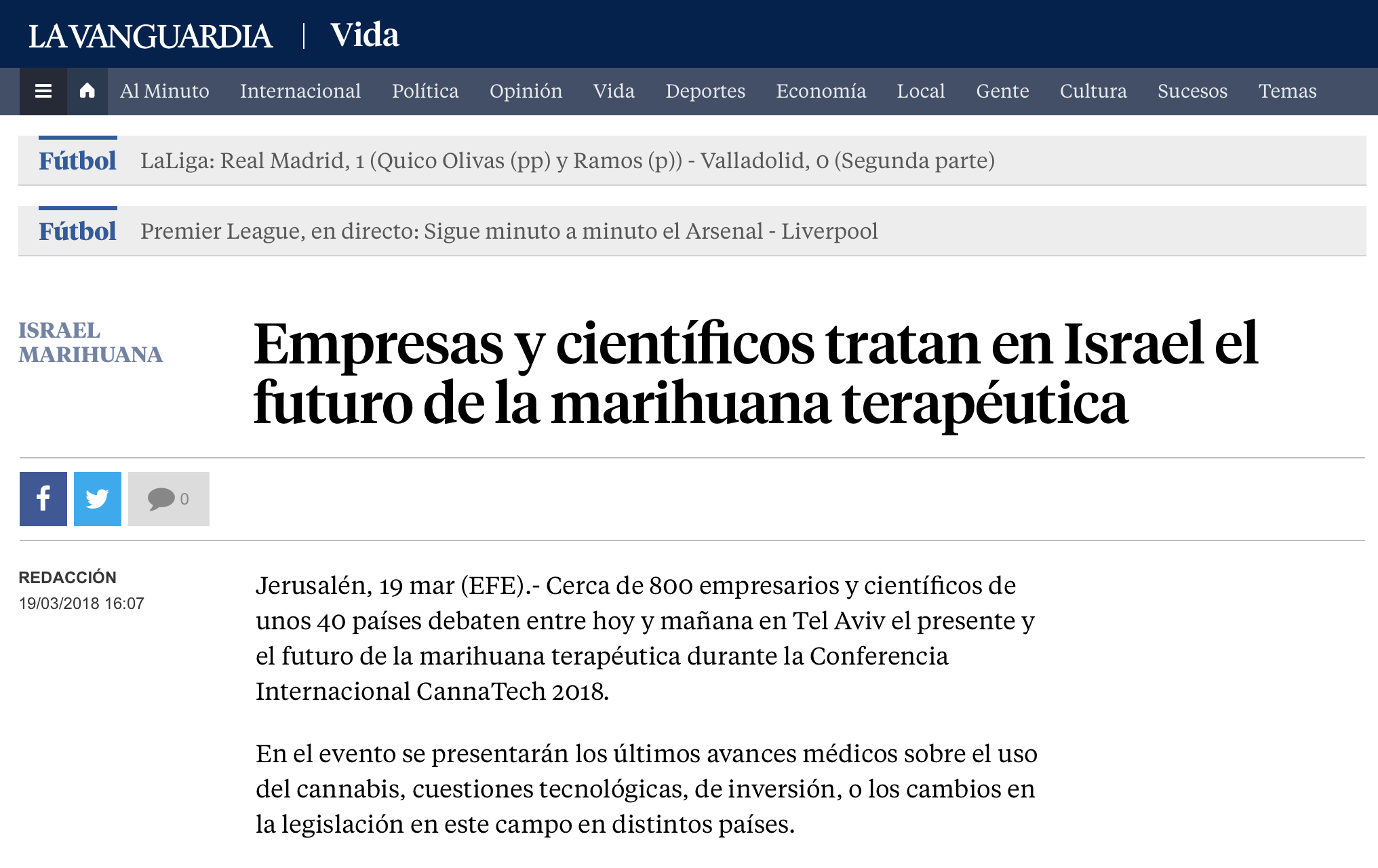 Empresas y científicos tratan en Israel el futuro de la marihuana terapéutica