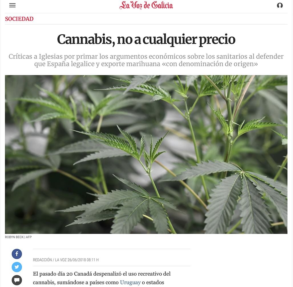 Cannabis, no a cualquier precio