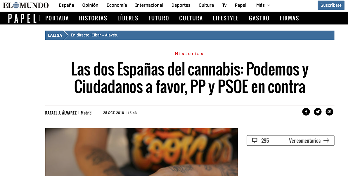 Las dos Españas del cannabis: Podemos y Ciudadanos a favor, PP y PSOE en contra  